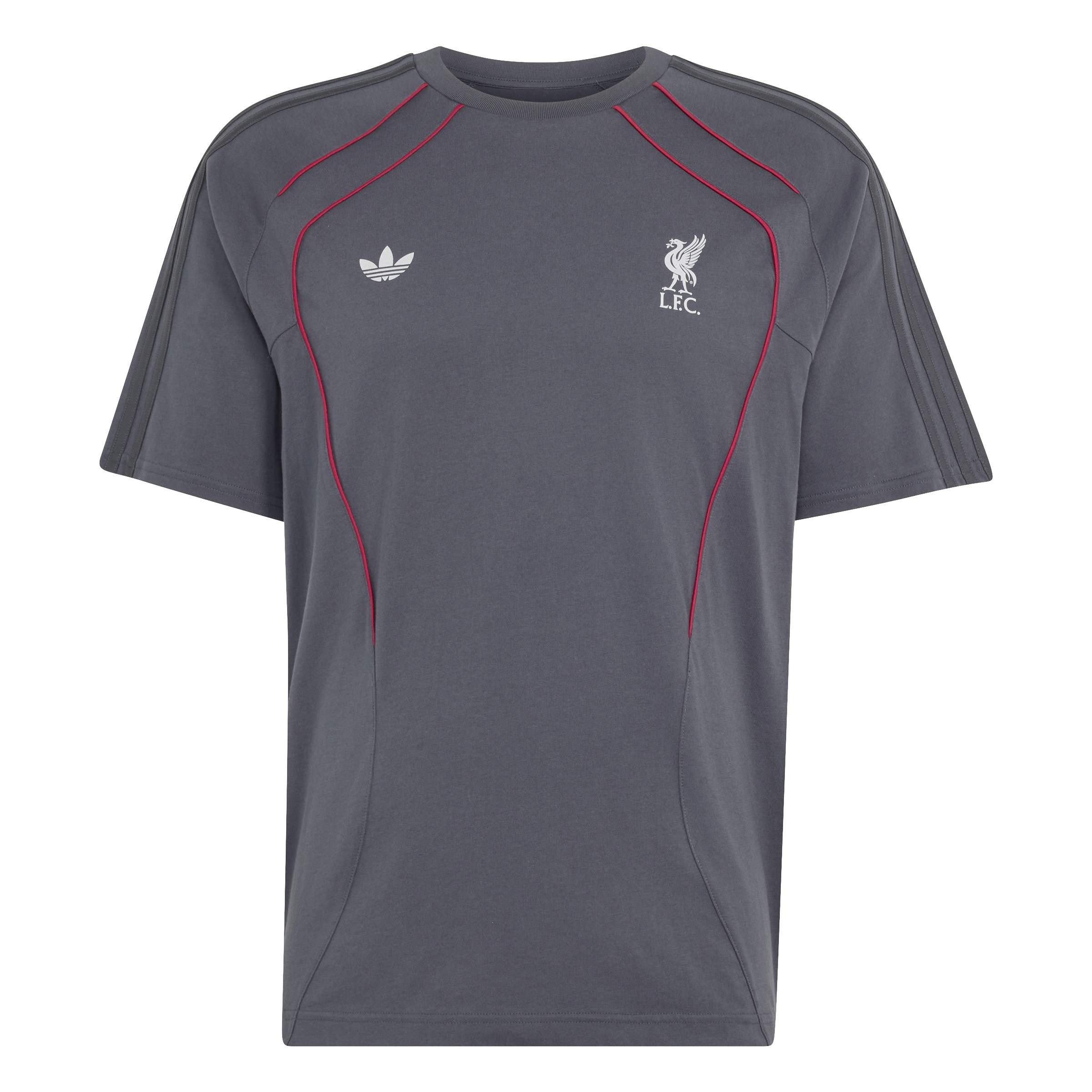 Grå/Sort - adidas - Adidas LFC OG Tee Sn63 - 1