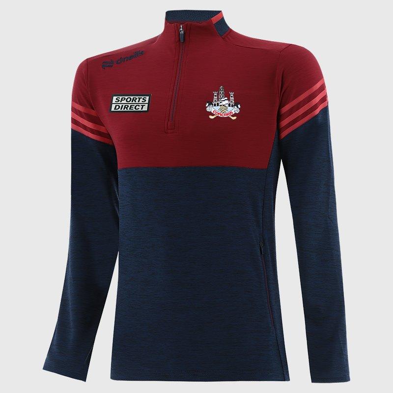 Mrn/Salsa/Red - ONeills - Cork Sedona Hal Zip Top Junior - 1