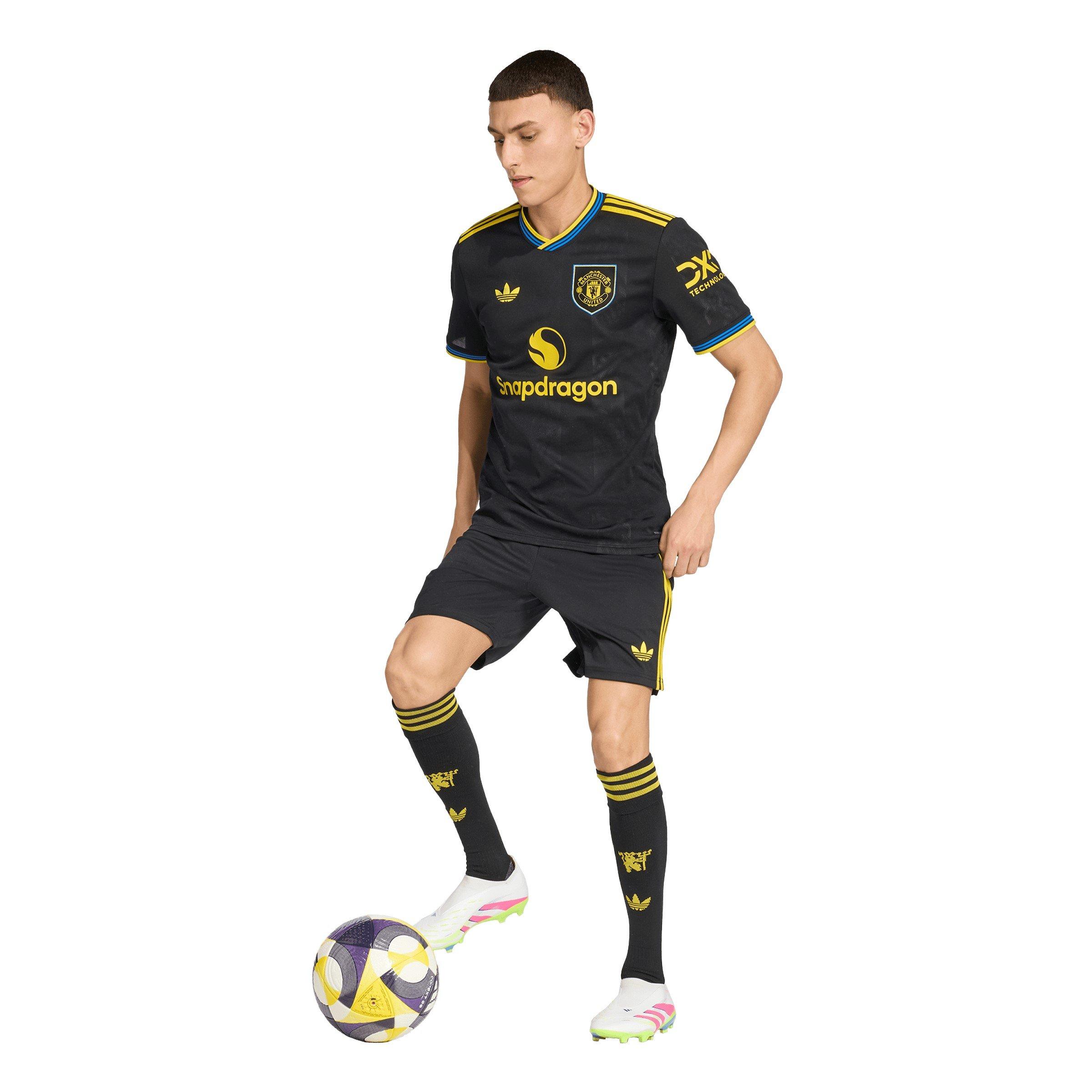 Black - adidas - Manchester United Third Shorts 2025 2026 Adults - 4