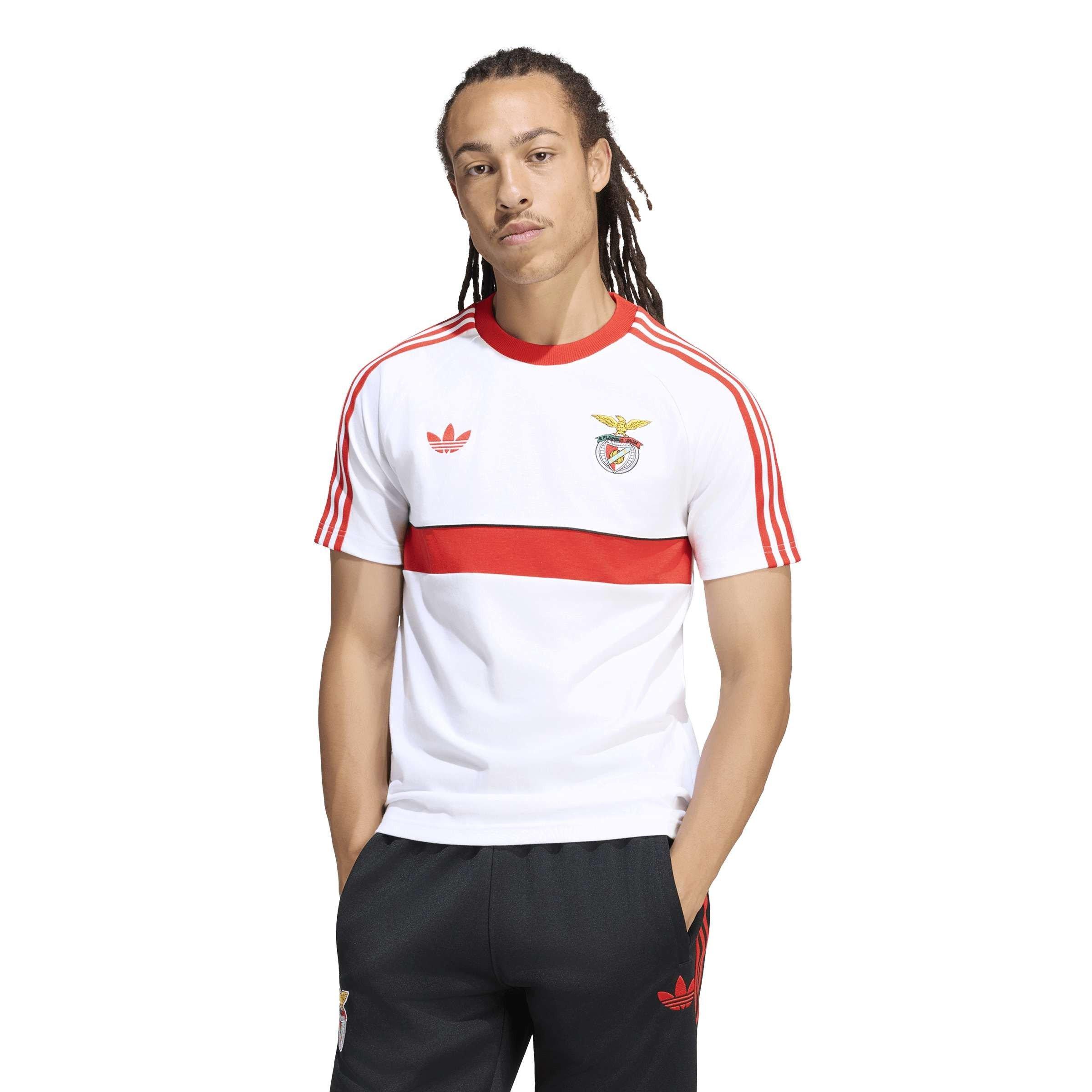 Hvid/Rød - adidas - Benfica Originals T-Shirt Mens - 2
