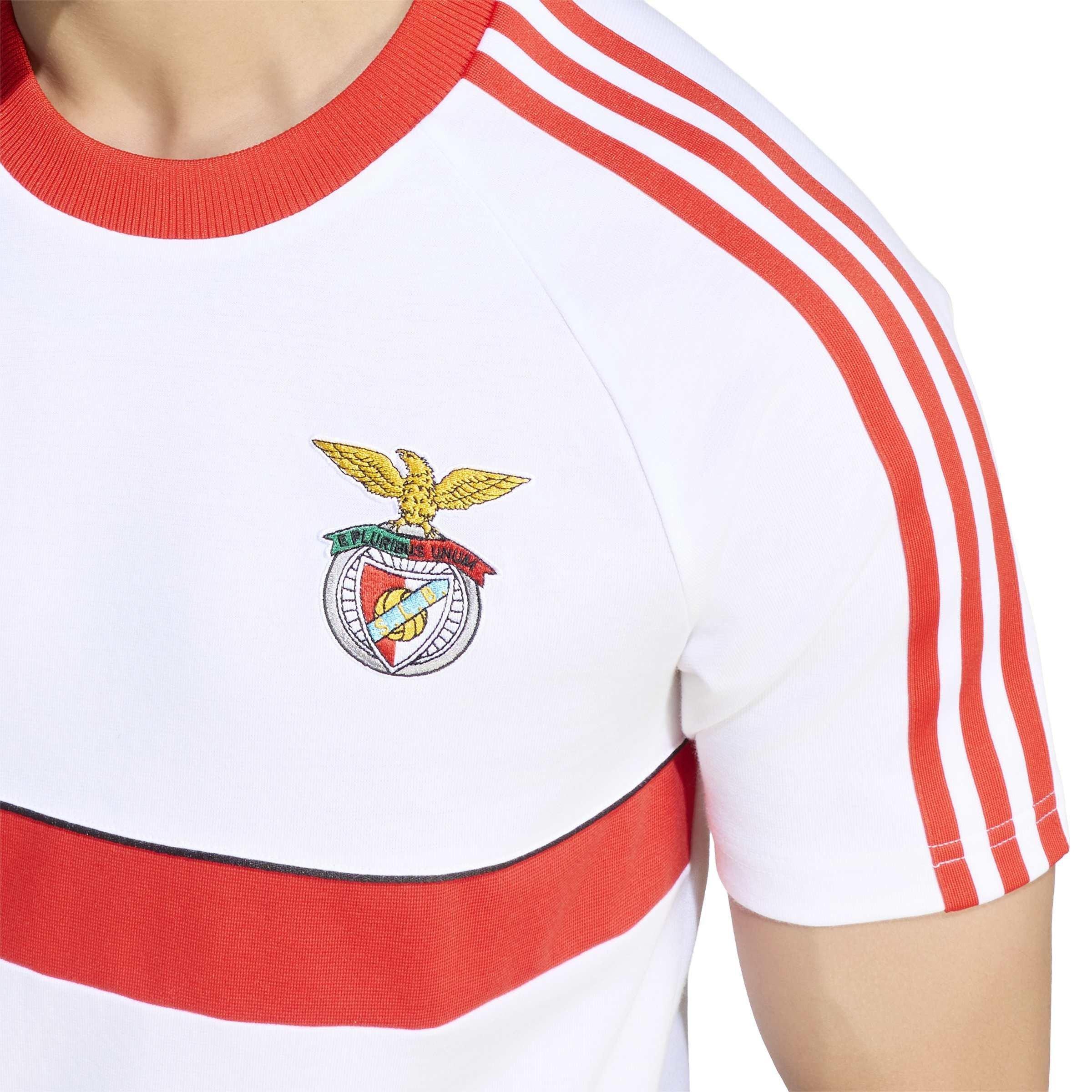 Hvid/Rød - adidas - Benfica Originals T-Shirt Mens - 5