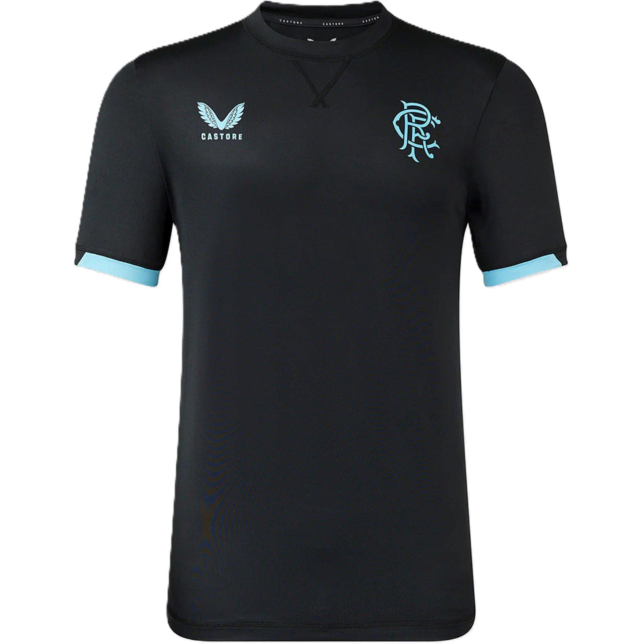 Castore Men's Rangers Travel T-Shirt 2023 2024 Adults - Peacoat Navy - M