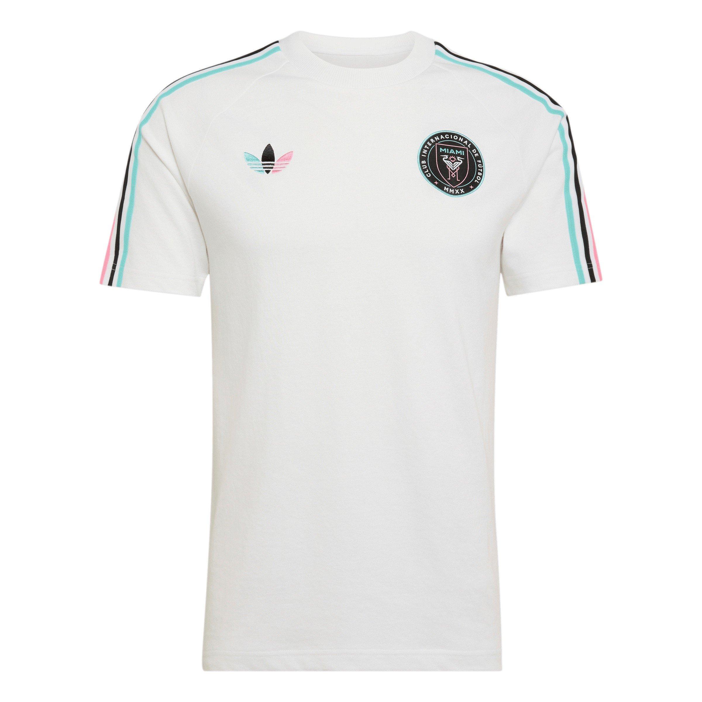 Wit/Blauw - adidas - Men's Inter Miami CF OG Cotton Short-Sleeve T-Shirt - 1