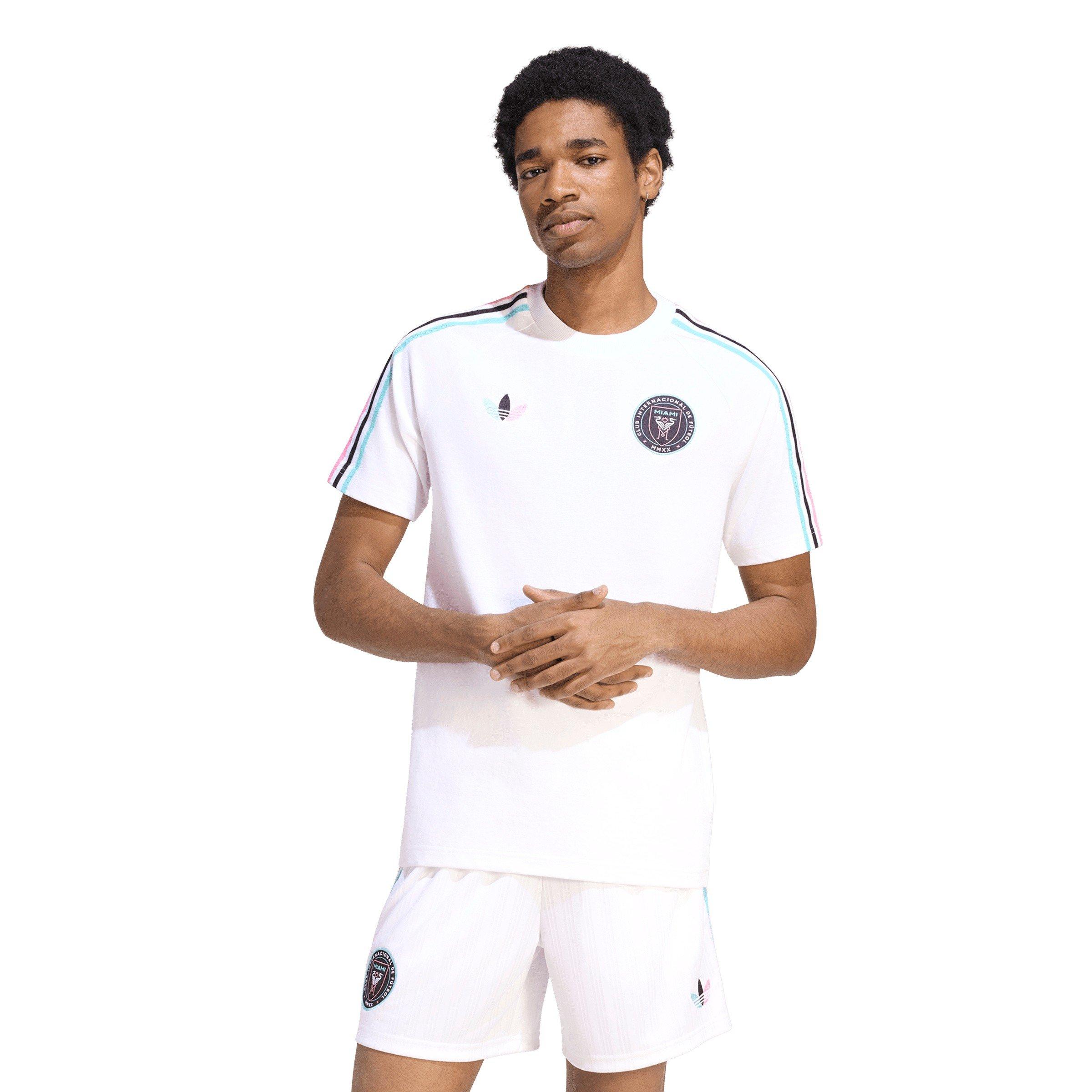 Wit/Blauw - adidas - Men's Inter Miami CF OG Cotton Short-Sleeve T-Shirt - 2