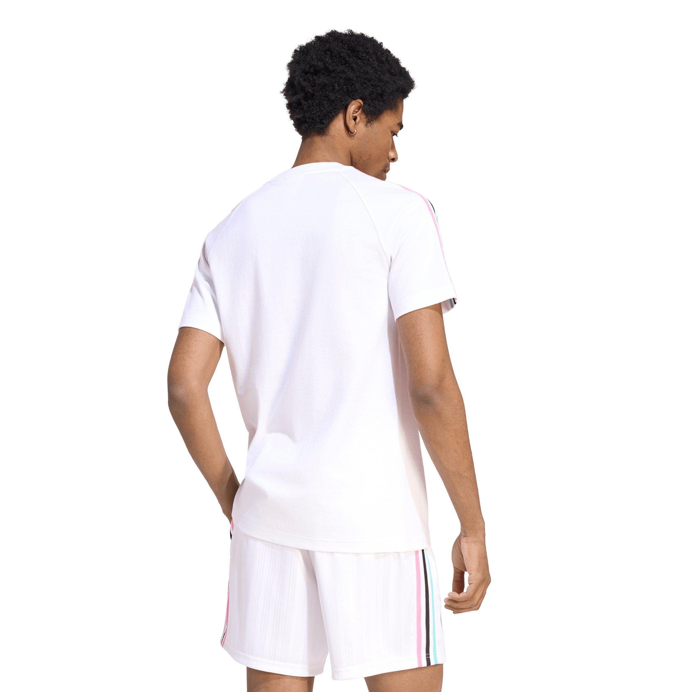 Wit/Blauw - adidas - Men's Inter Miami CF OG Cotton Short-Sleeve T-Shirt - 3