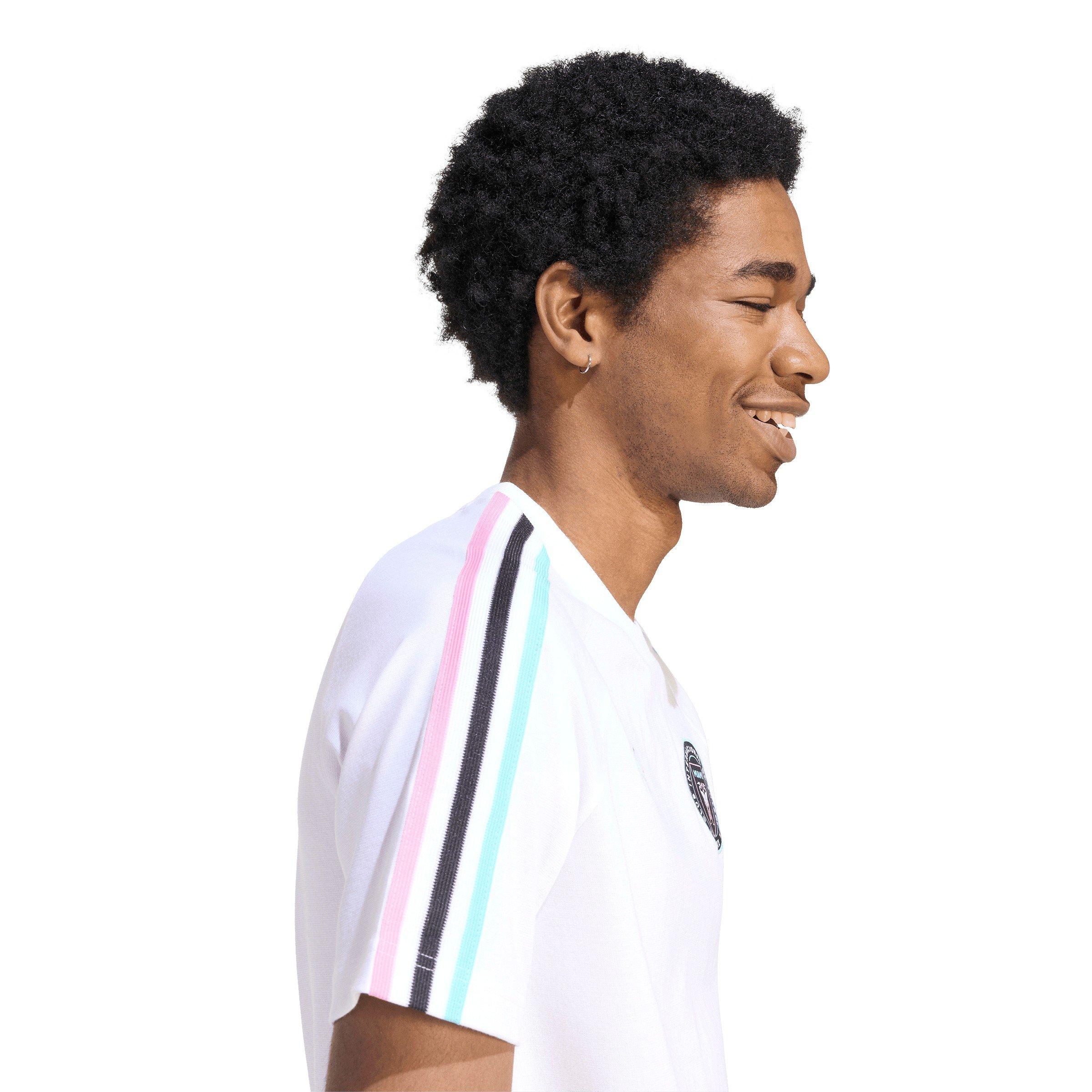 Wit/Blauw - adidas - Men's Inter Miami CF OG Cotton Short-Sleeve T-Shirt - 5