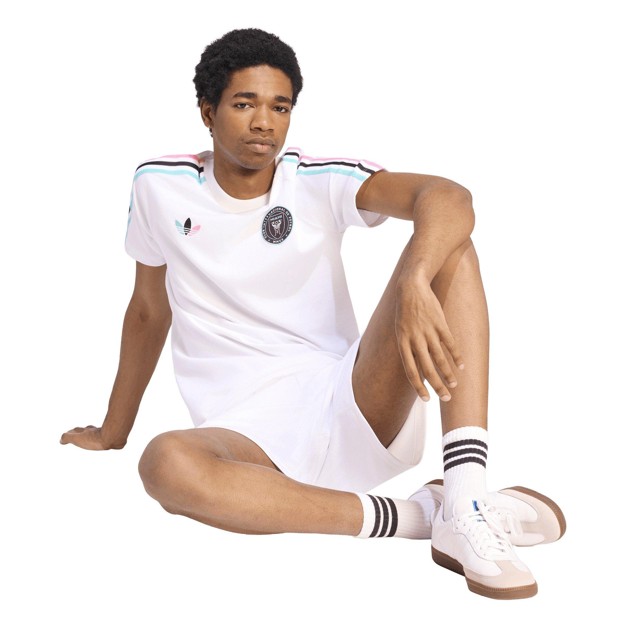 Wit/Blauw - adidas - Men's Inter Miami CF OG Cotton Short-Sleeve T-Shirt - 6