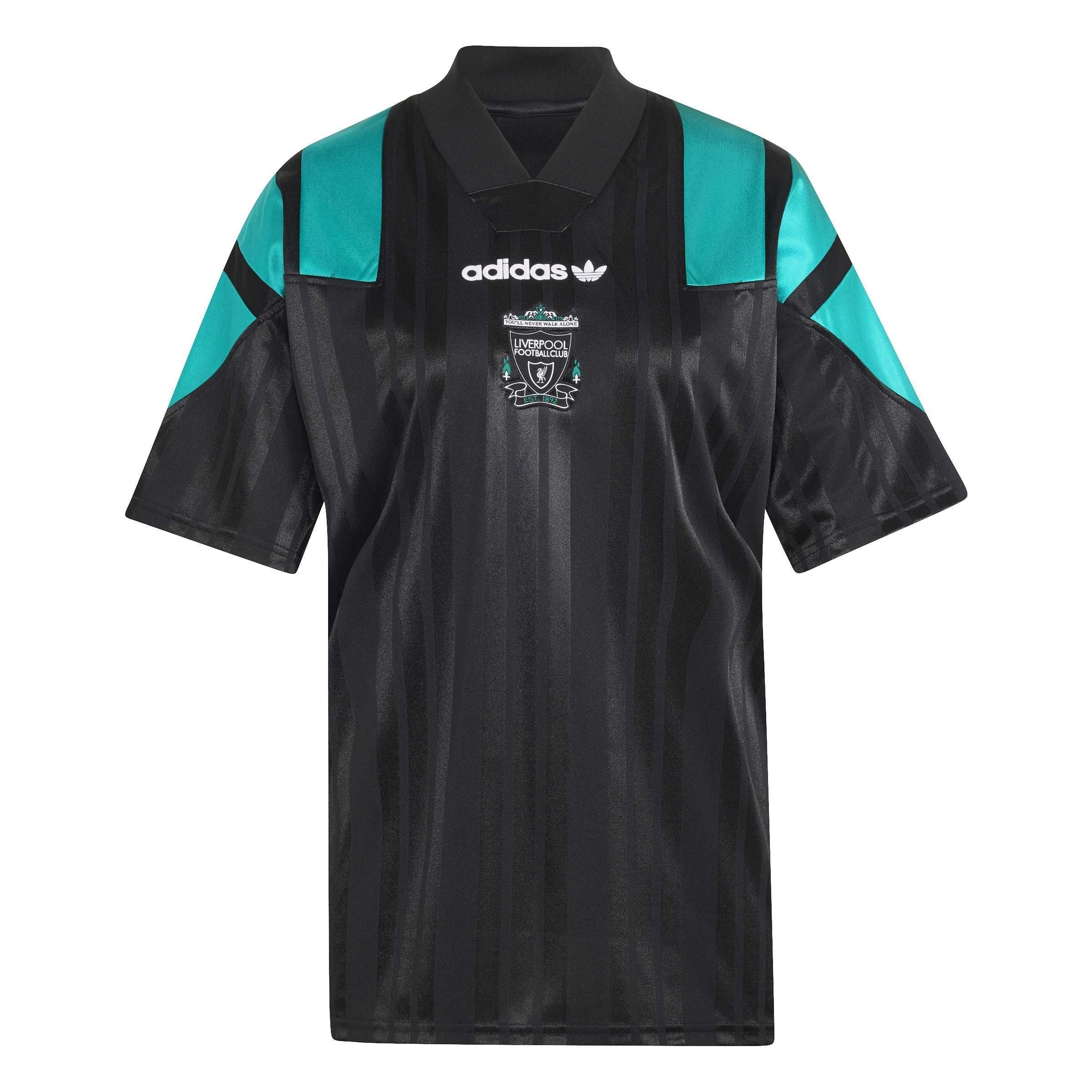 Black/Green - adidas - Liverpool EQT Jersey Mens - 1