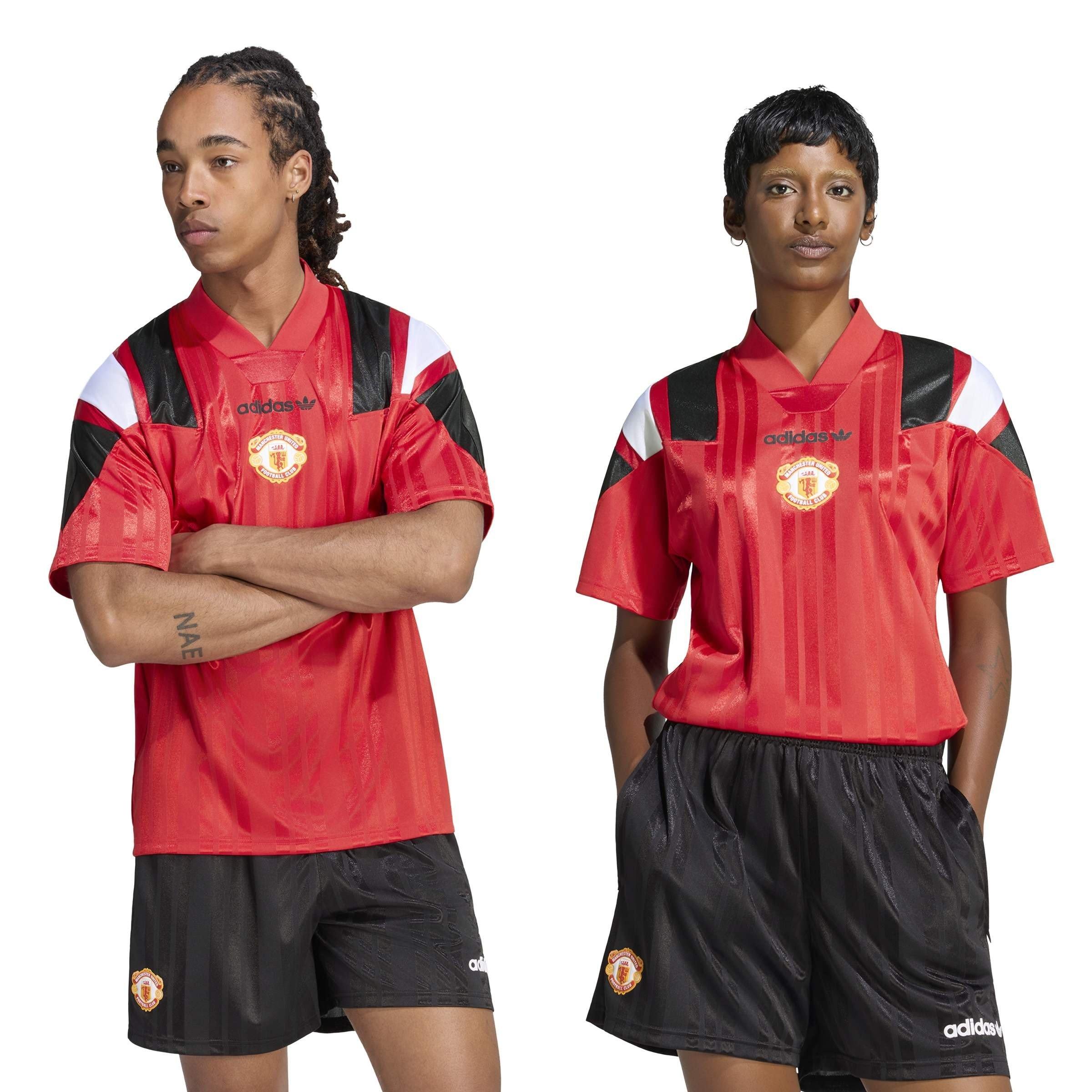 Rød/sort - adidas - Manchester United EQT Jersey Mens - 3