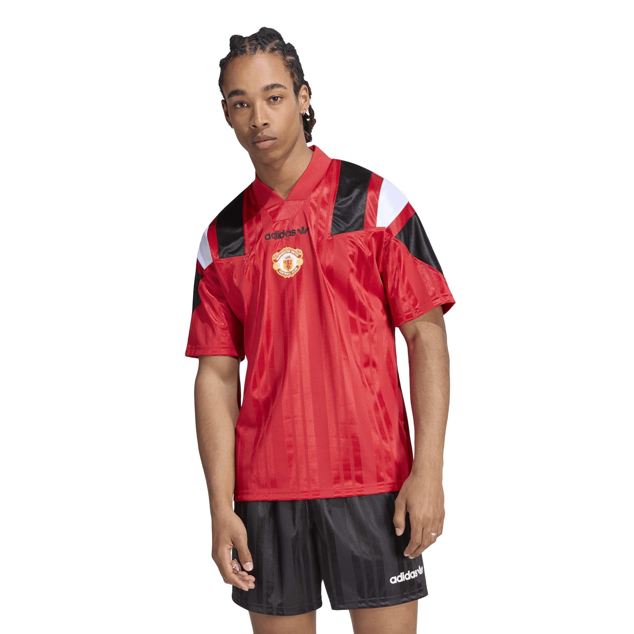 Rød/sort - adidas - Manchester United EQT Jersey Mens - 5