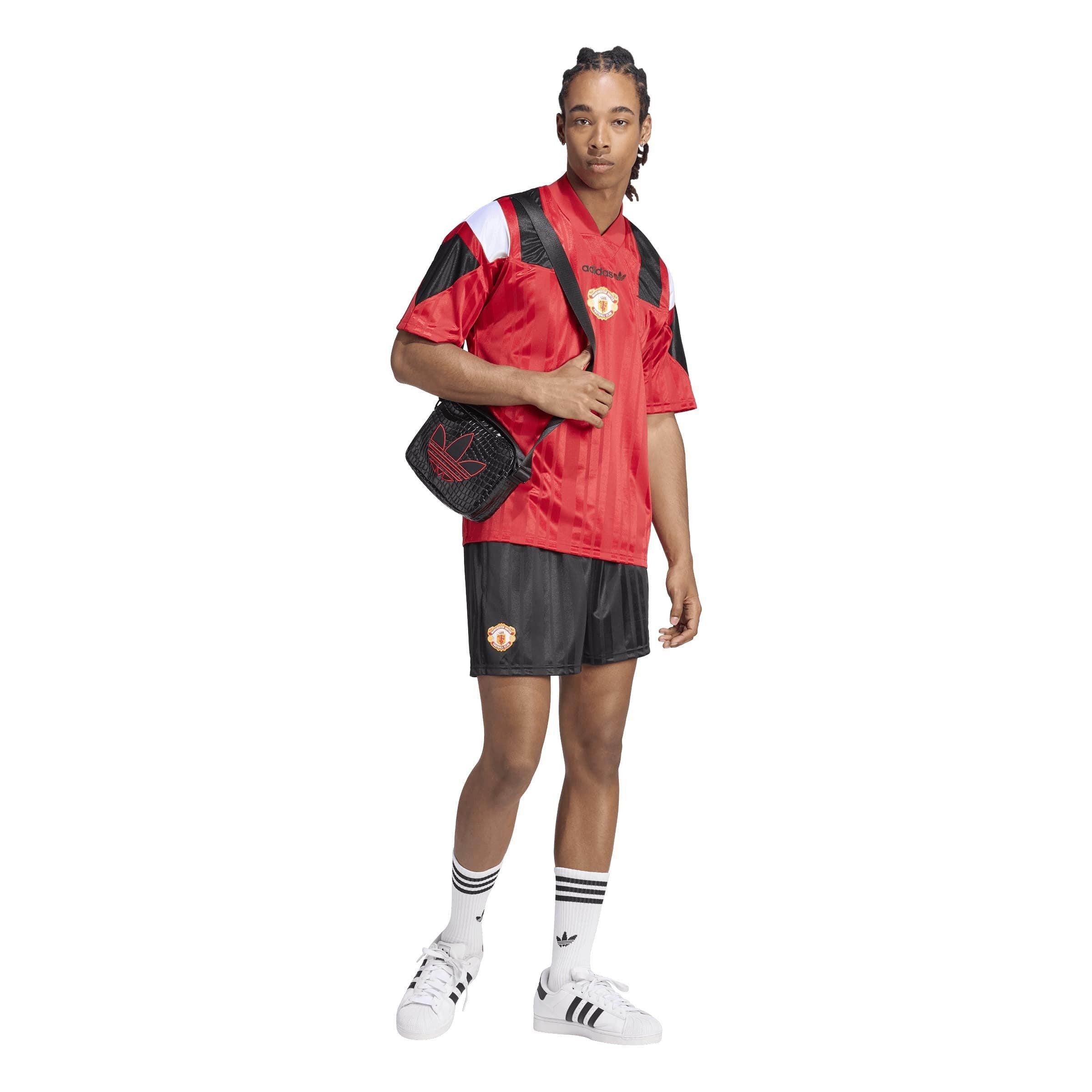 Rød/sort - adidas - Manchester United EQT Jersey Mens - 7