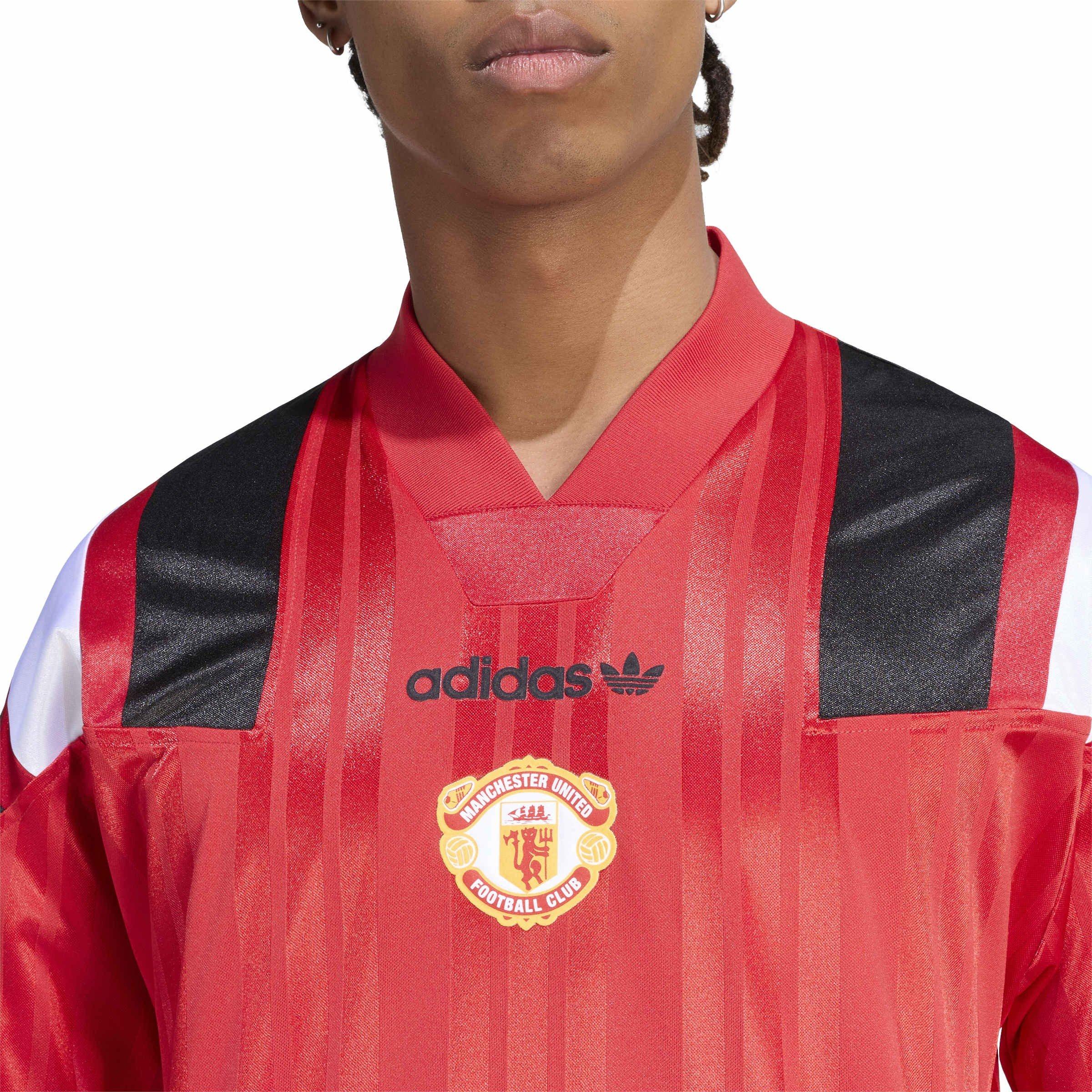 Rød/sort - adidas - Manchester United EQT Jersey Mens - 8