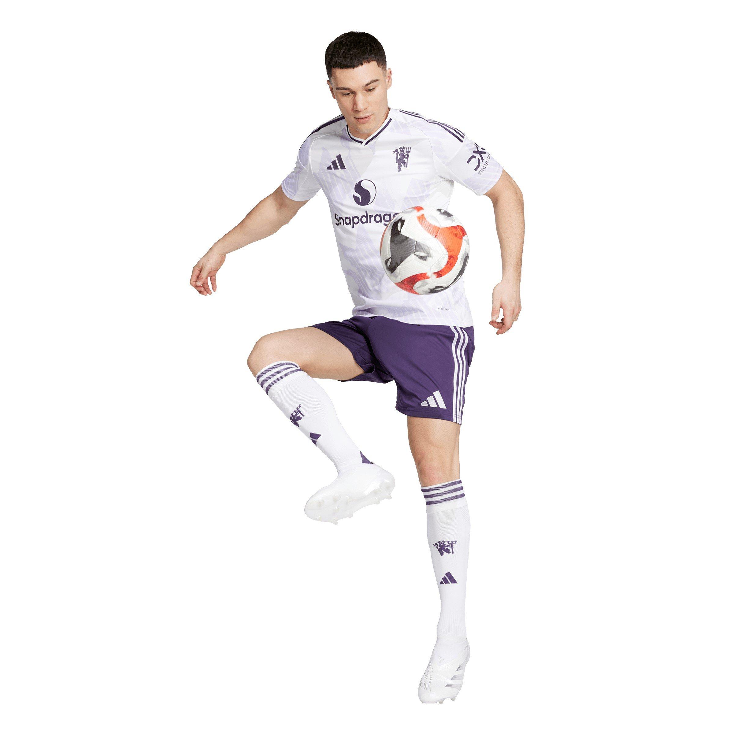 adidas 25/26 Away Shorts Manchester United Aurora Plum — foto 5