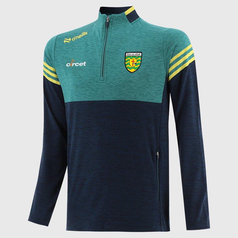 Mrn/Teal/Lime - ONeills - Donegal Sedona Half Zip Top Junior - 1