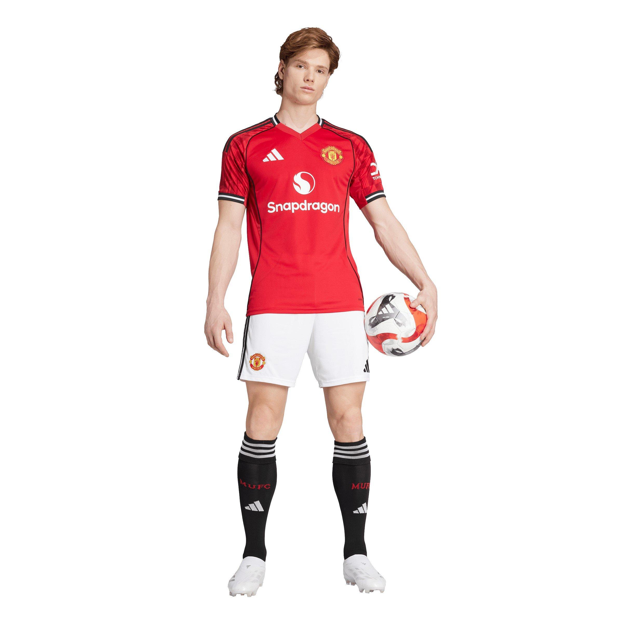 Wit - adidas - Manchester United Home Shorts 2025 2026 Adults - 7