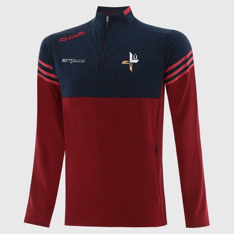 Salsa/Marn/Red - ONeills - ONeills Louth Sedona Half Zip Top Junior - 1
