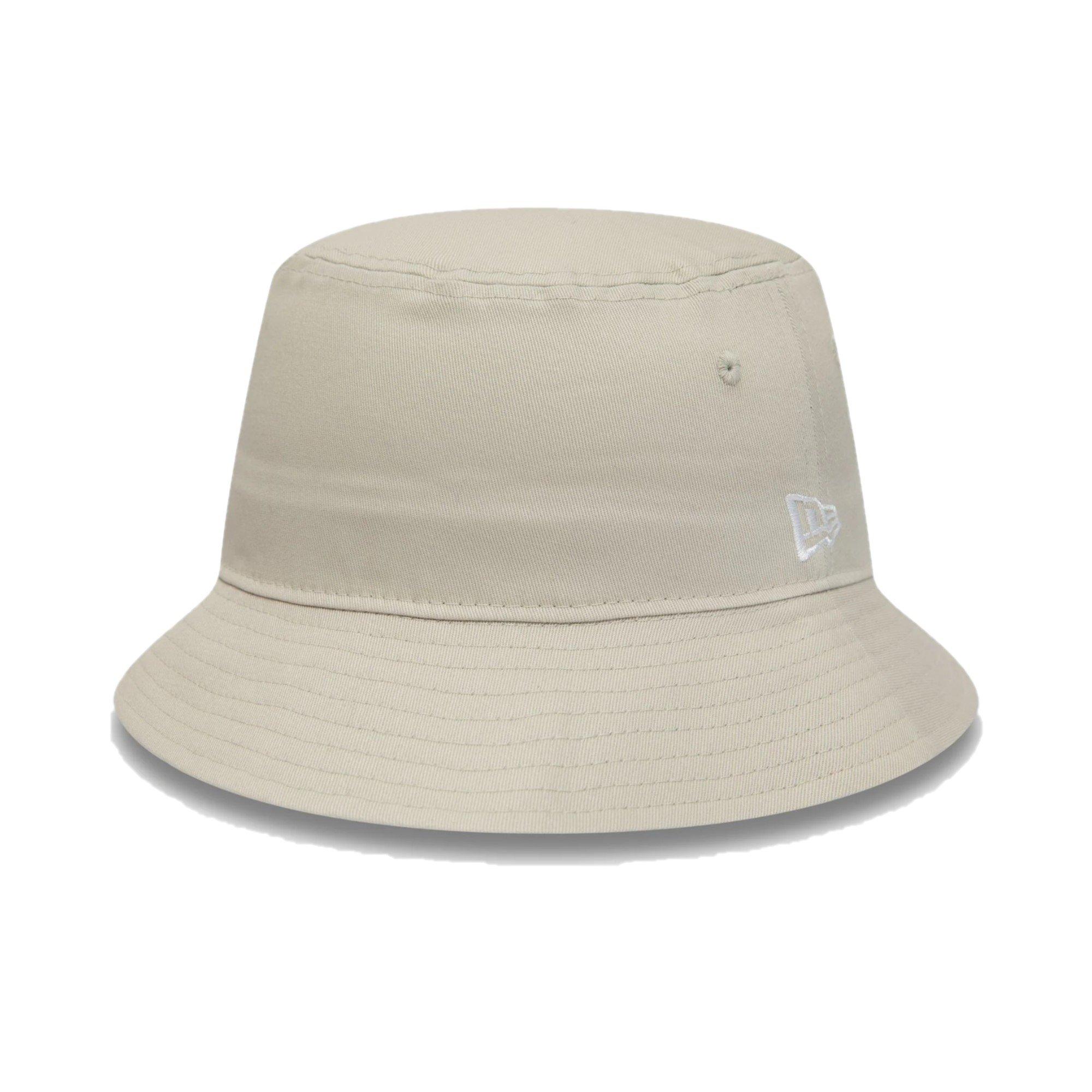 New Era  Adults Essential Tapered Bucket Hat - Light Beige - Sml/Med
