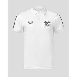 Castore Rangers FC Travel Polo Shirt Mens