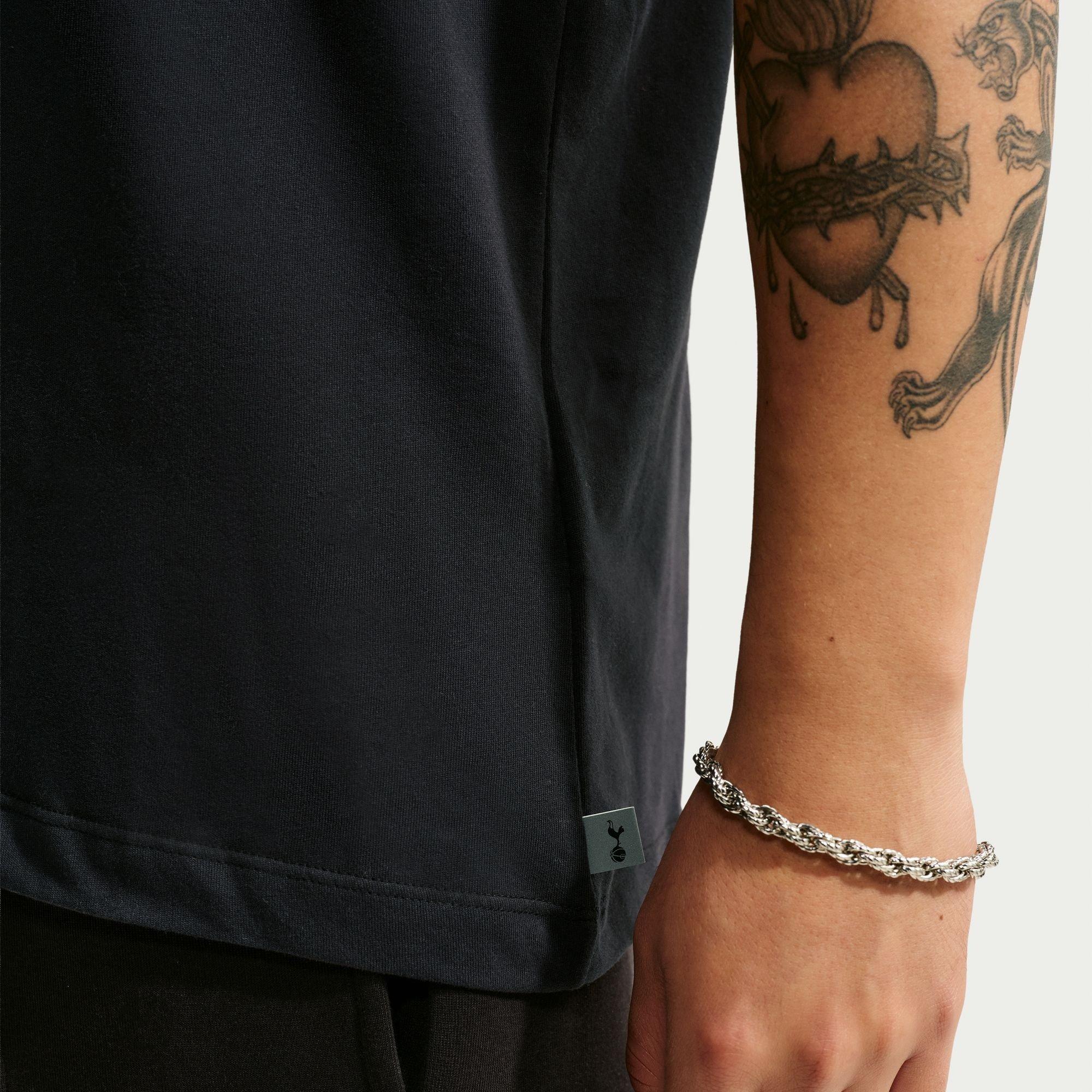 Nero/Grigio - Nike - Nike THFC Swoosh Tee Sn64 - 3