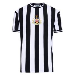 Score Draw Newcastle United FC Retro Home Shirt 1974 Adults