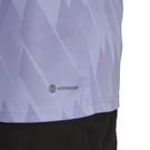 Lilas clair - adidas - Moschino Kids bag-print ruffle-sleeve t-shirt - 7