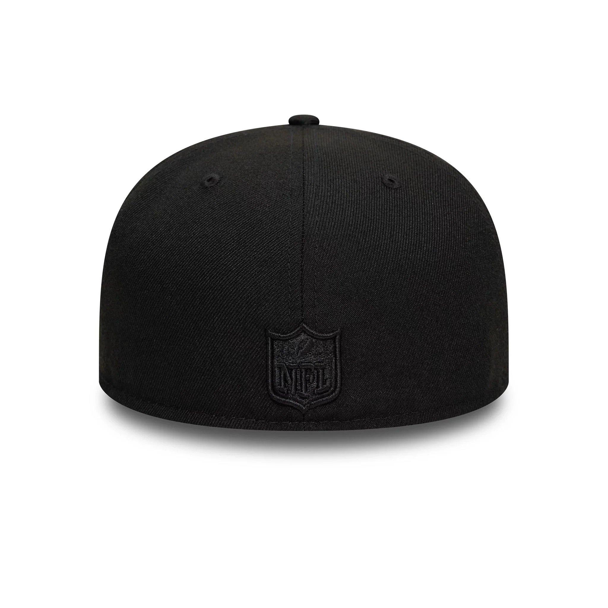 Blk/Raiders - New Era - Adults NBA Essentials Flat Peak Cap - 2