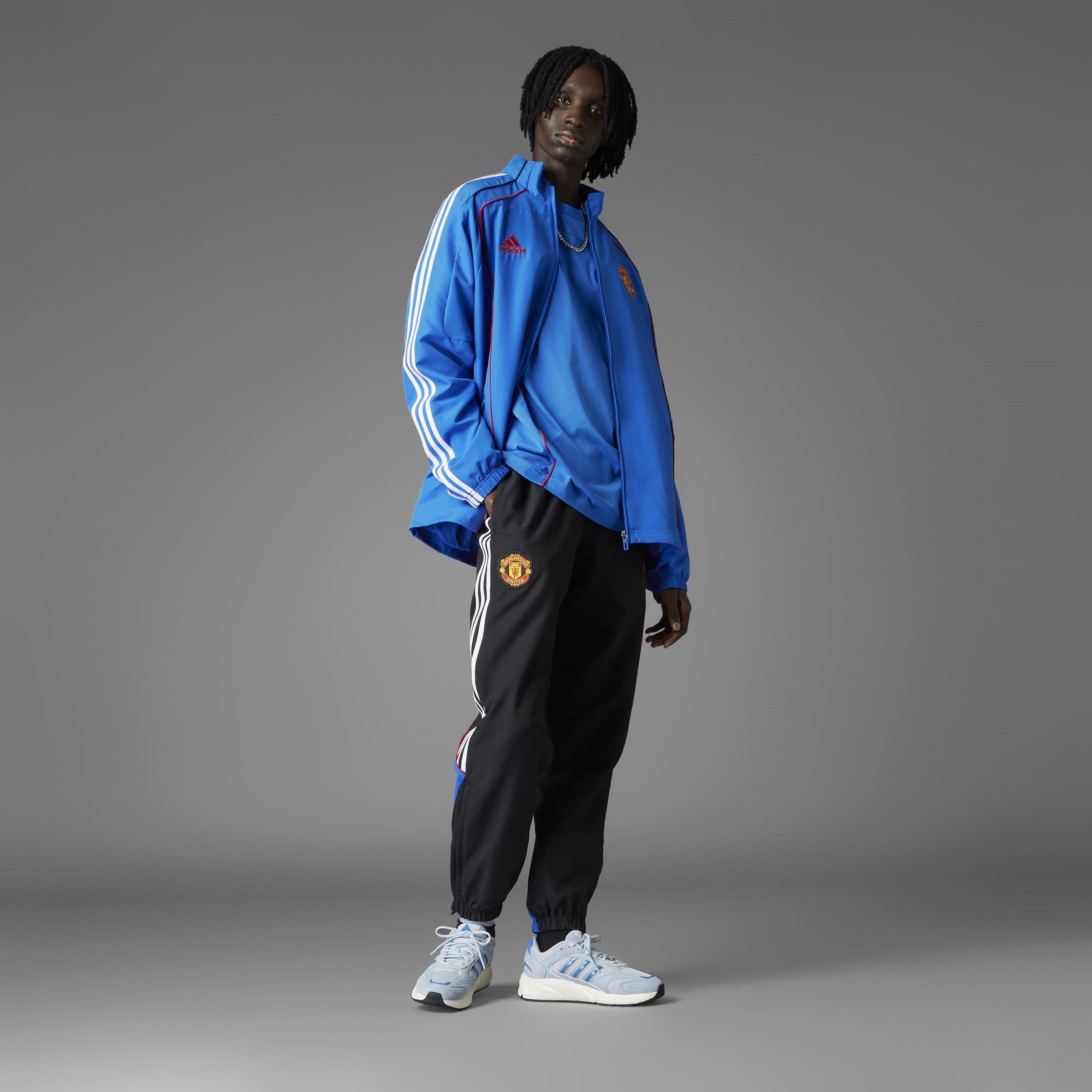 Schwarz - adidas - Manchester United UBP Tracksuit Bottoms Mens - 10