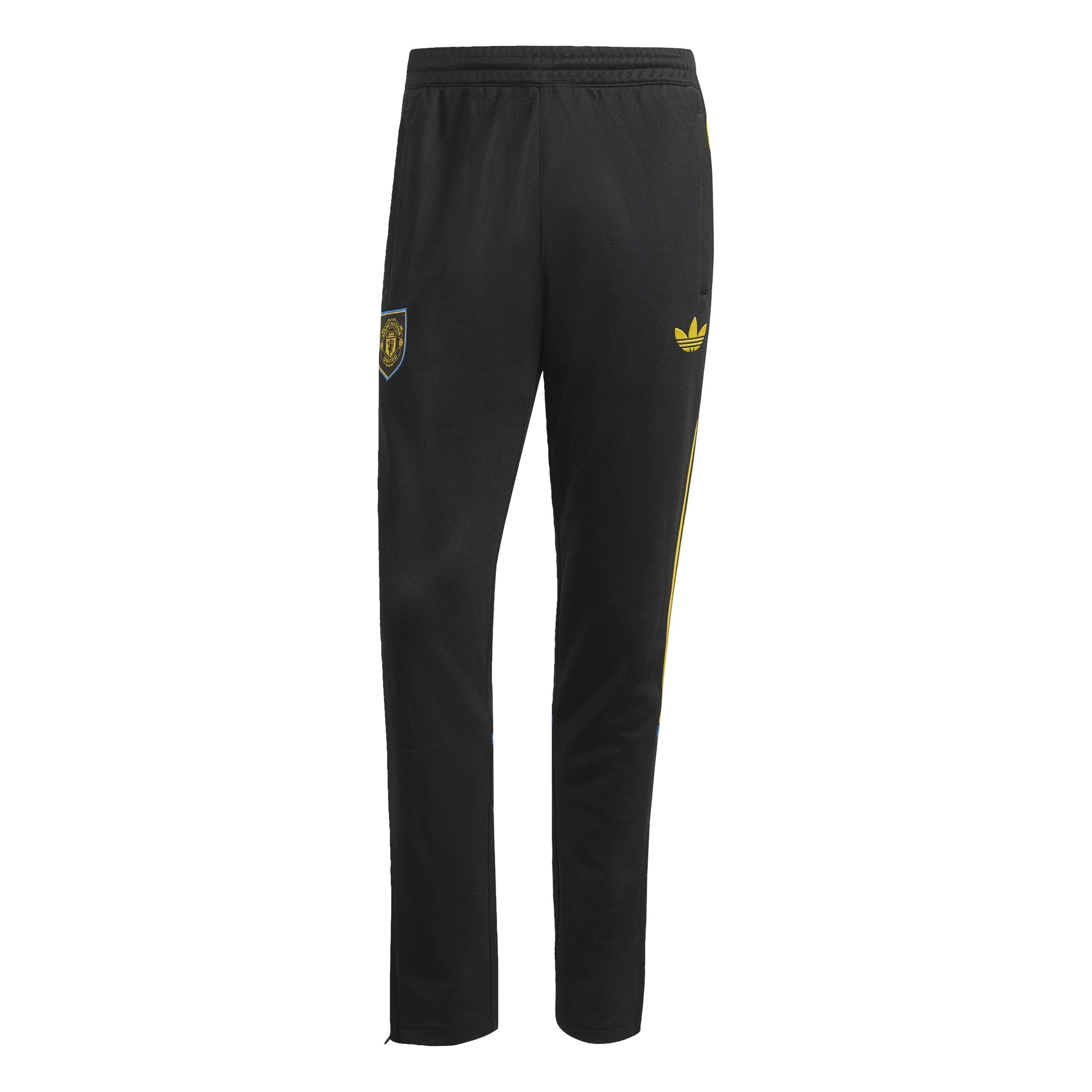 Black - adidas - Manchester United LFSTLR Tracksuit Bottoms Mens - 1