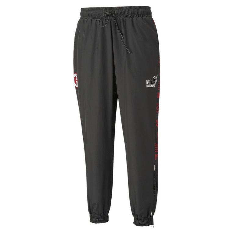 Noir/Rouge - Puma - stretch-fit logo-print leggings - 1