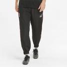 Noir/Rouge - Puma - stretch-fit logo-print leggings - 2