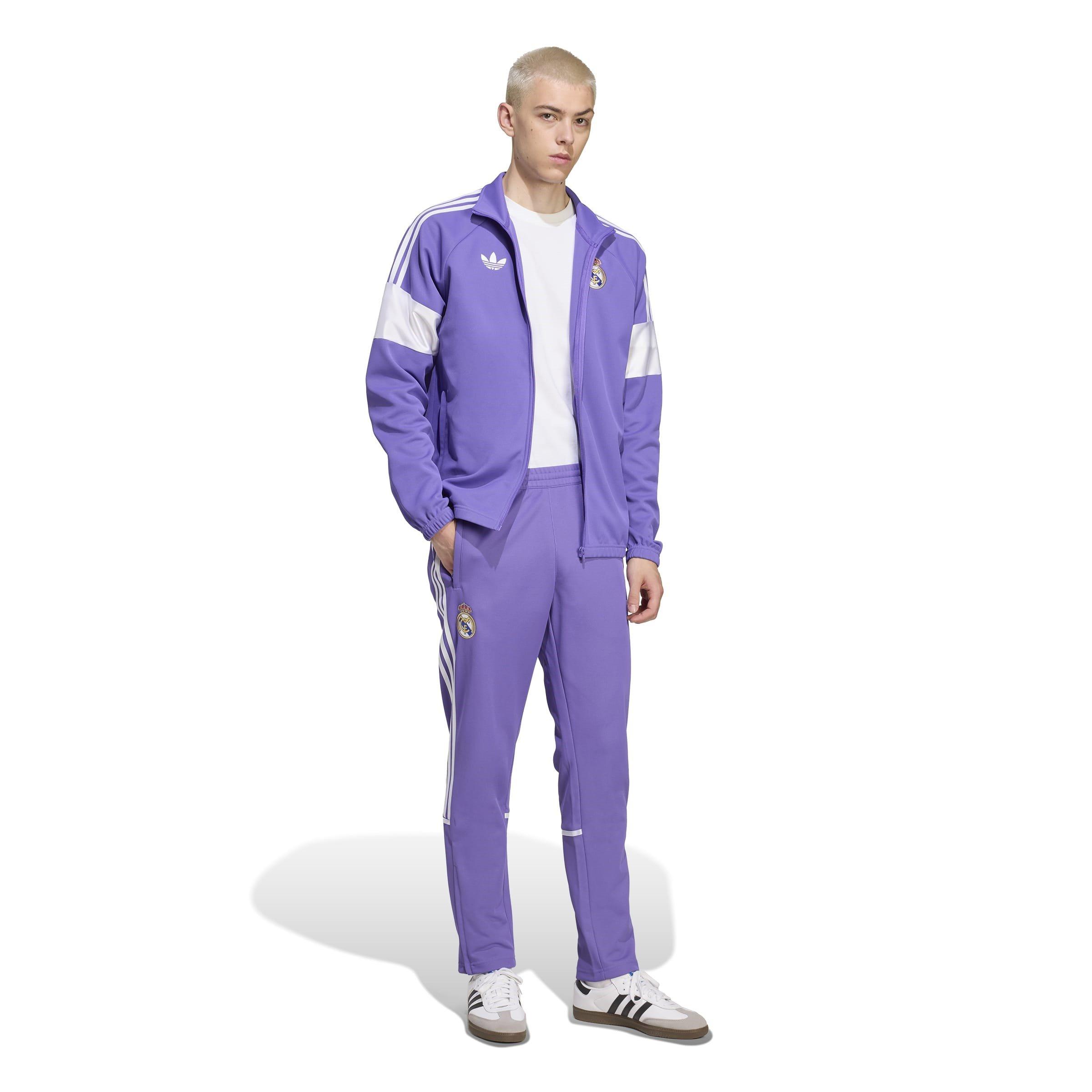 Ljubičasta - adidas - Real Madrid Originals LFSTLR Tracksuit Bottoms 25/26 Mens - 6