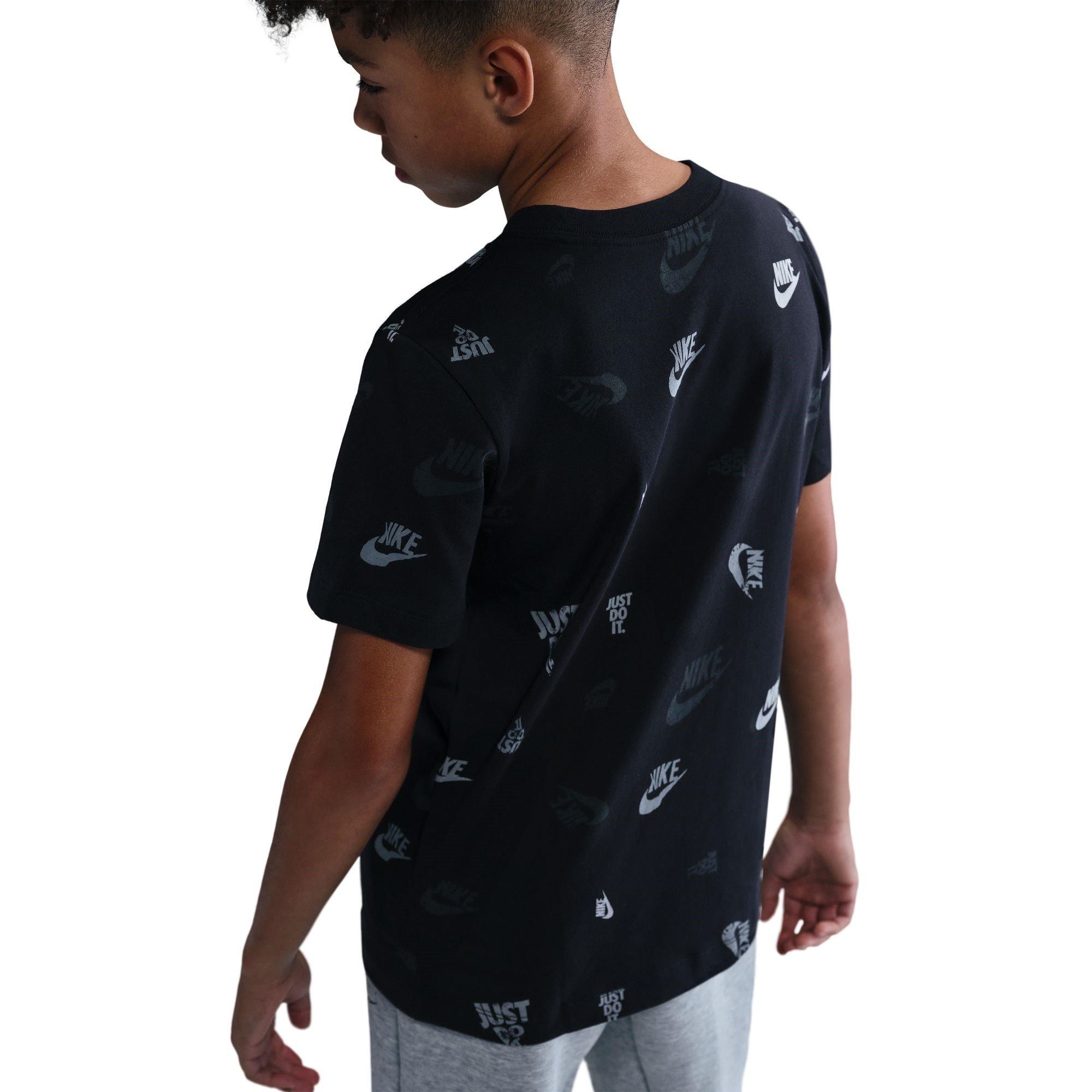 Black - Nike - Atletico Madrid Crest T-Shirt Juniors - 2