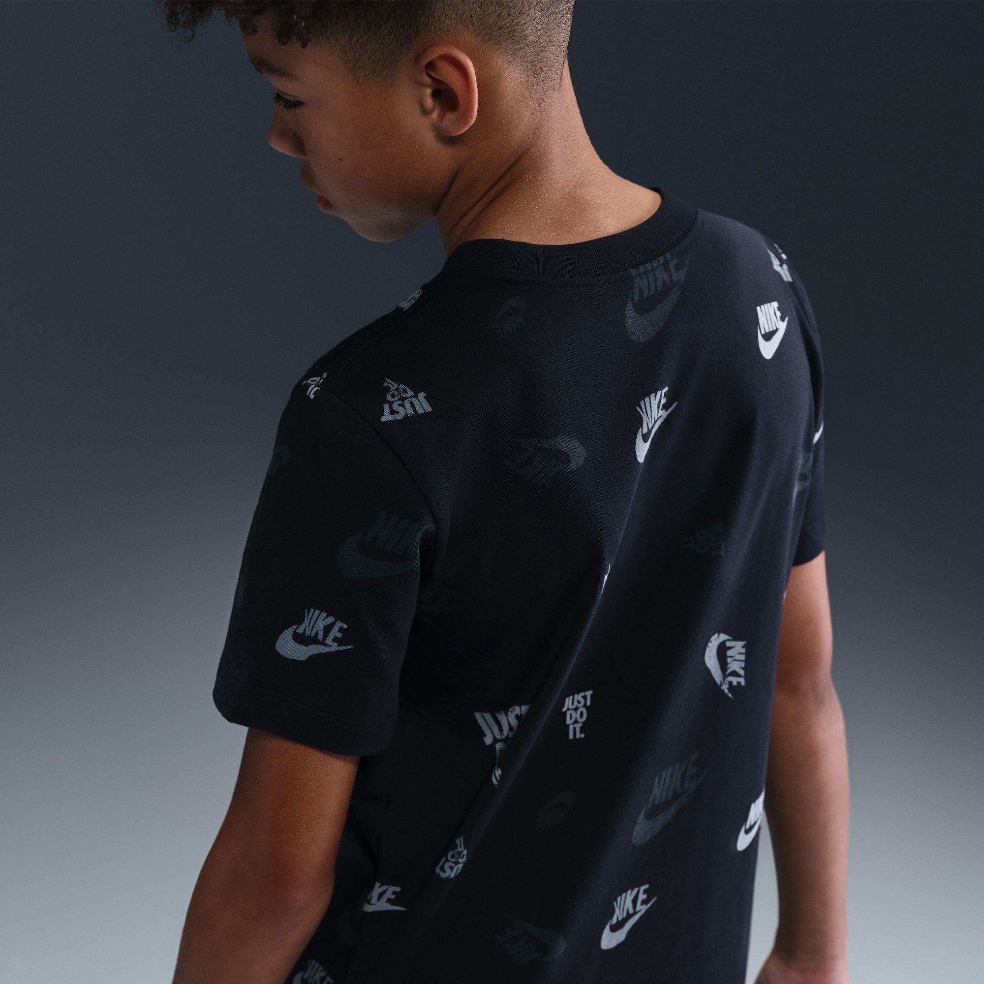 Black - Nike - Atletico Madrid Crest T-Shirt Juniors - 9