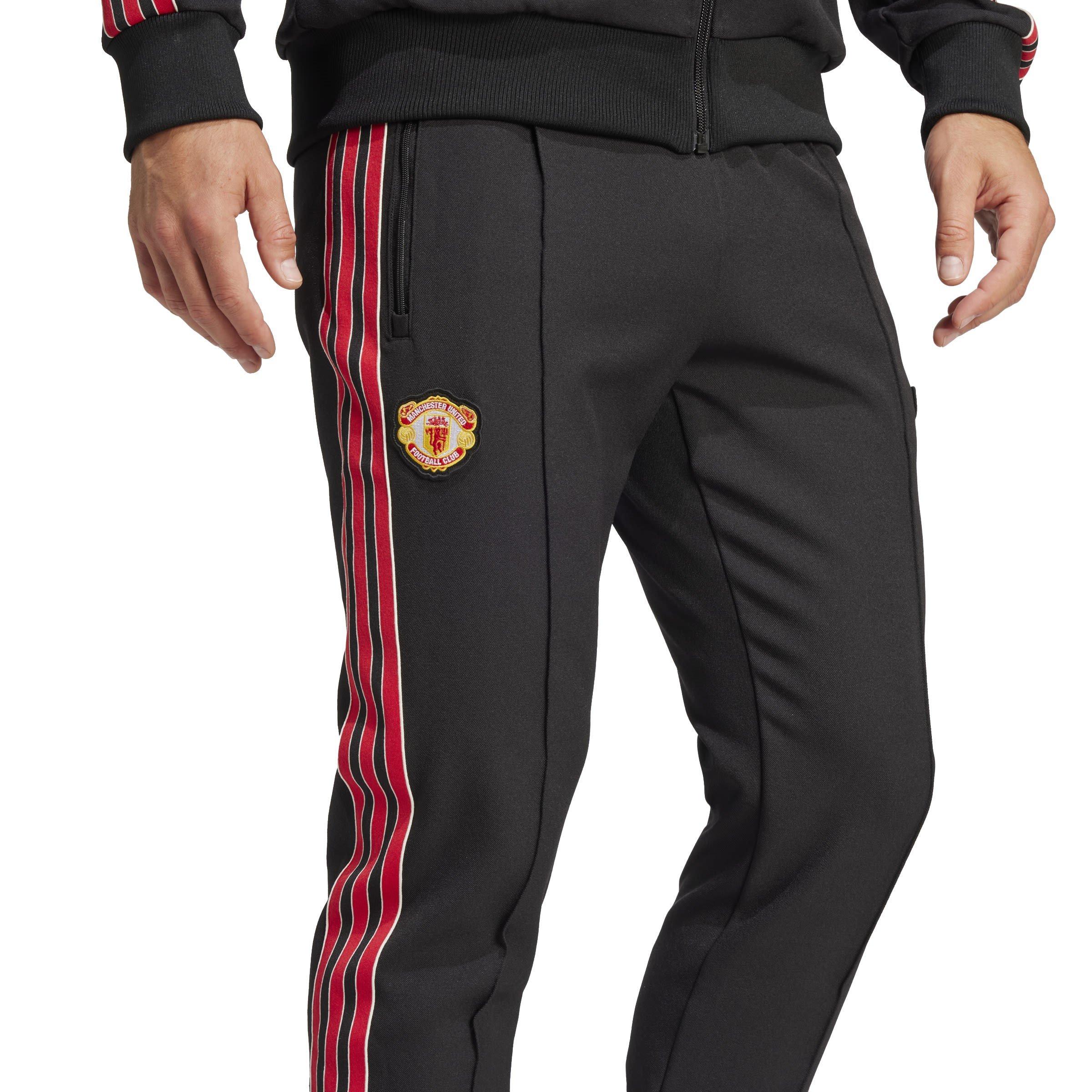 Schwarz - adidas - Manchester United FC Terrace Icons Tracksuit Bottoms Adults - 6