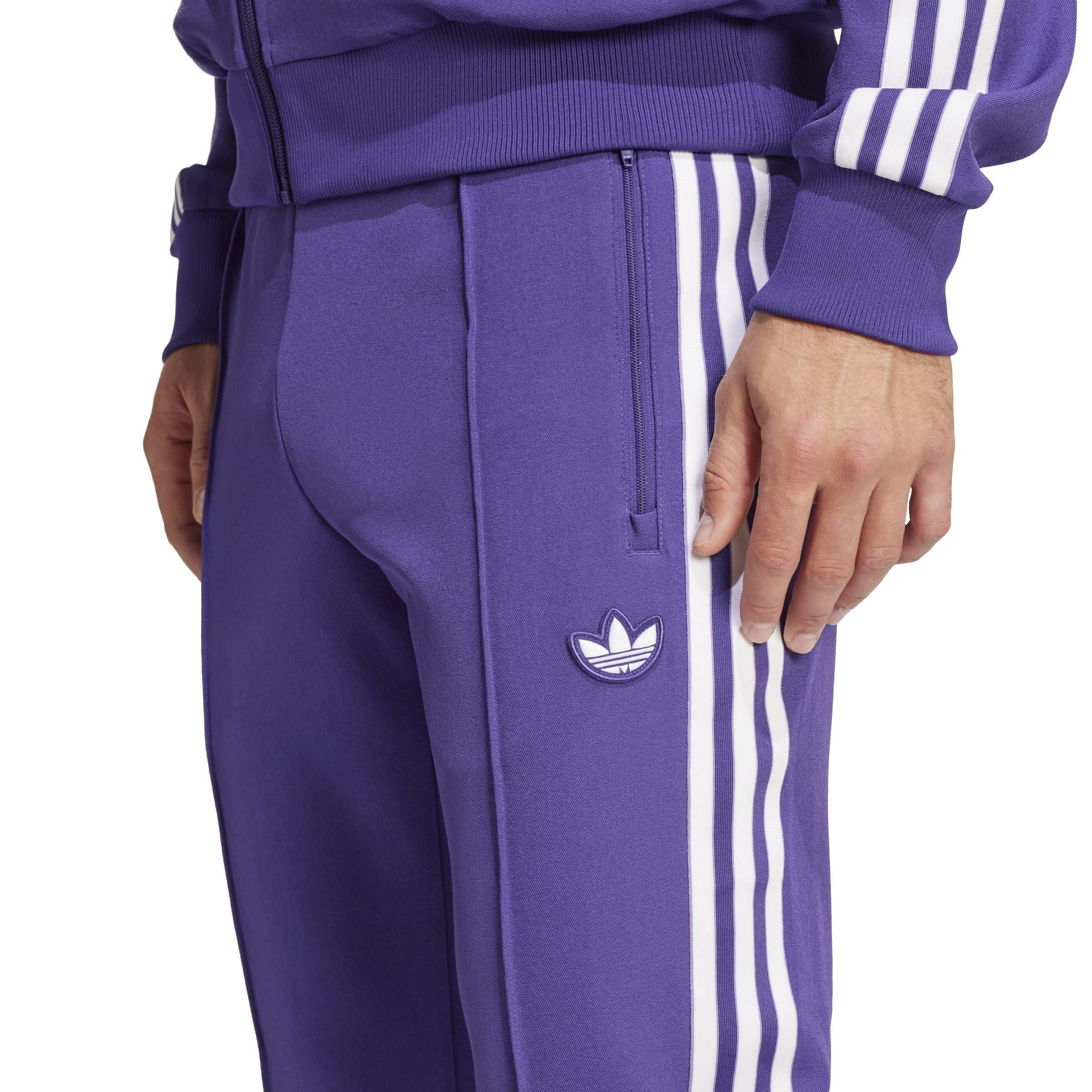 Eenheid Paars - adidas - Real Madrid Terraces Icons Tracksuit Bottoms - 5