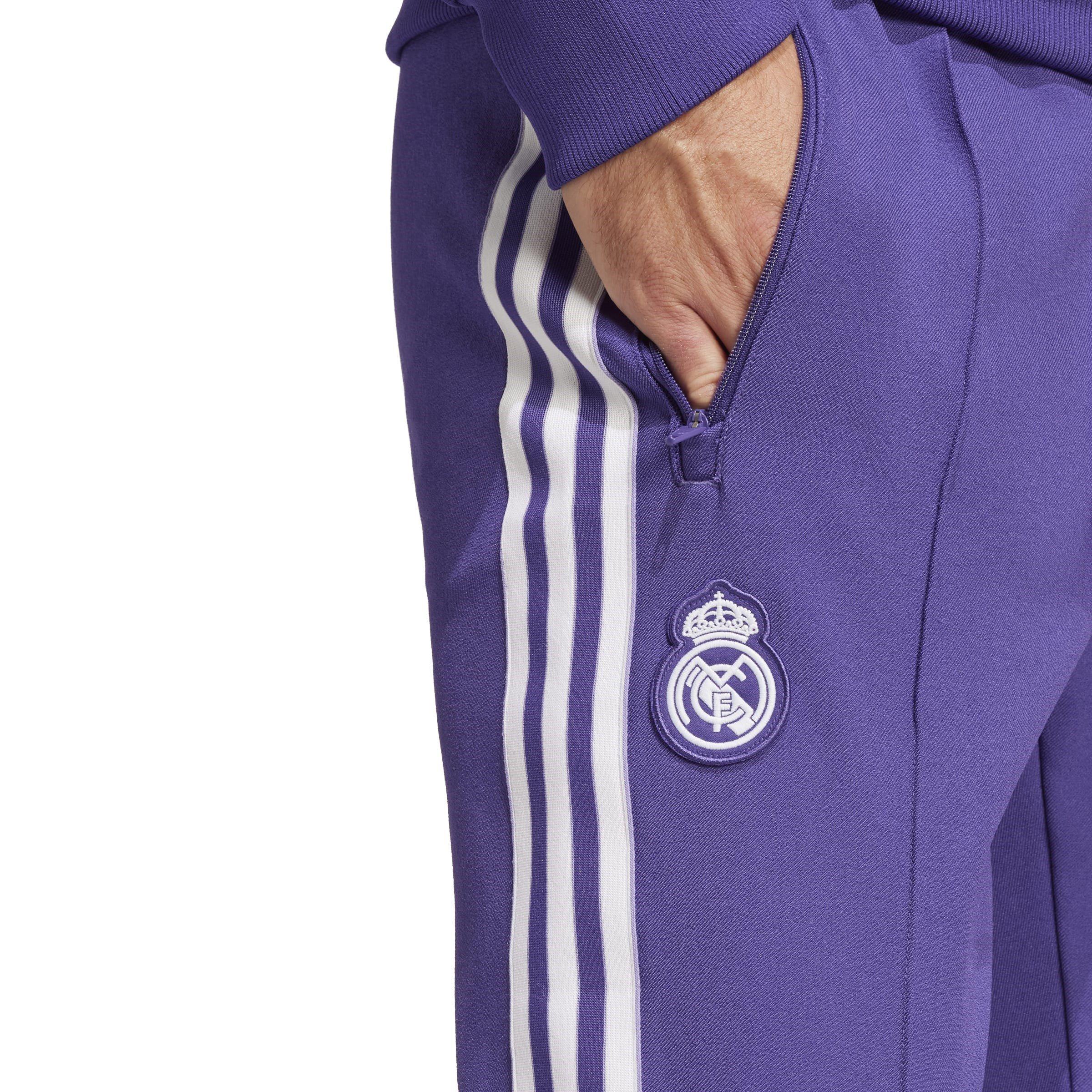 Eenheid Paars - adidas - Real Madrid Terraces Icons Tracksuit Bottoms - 6