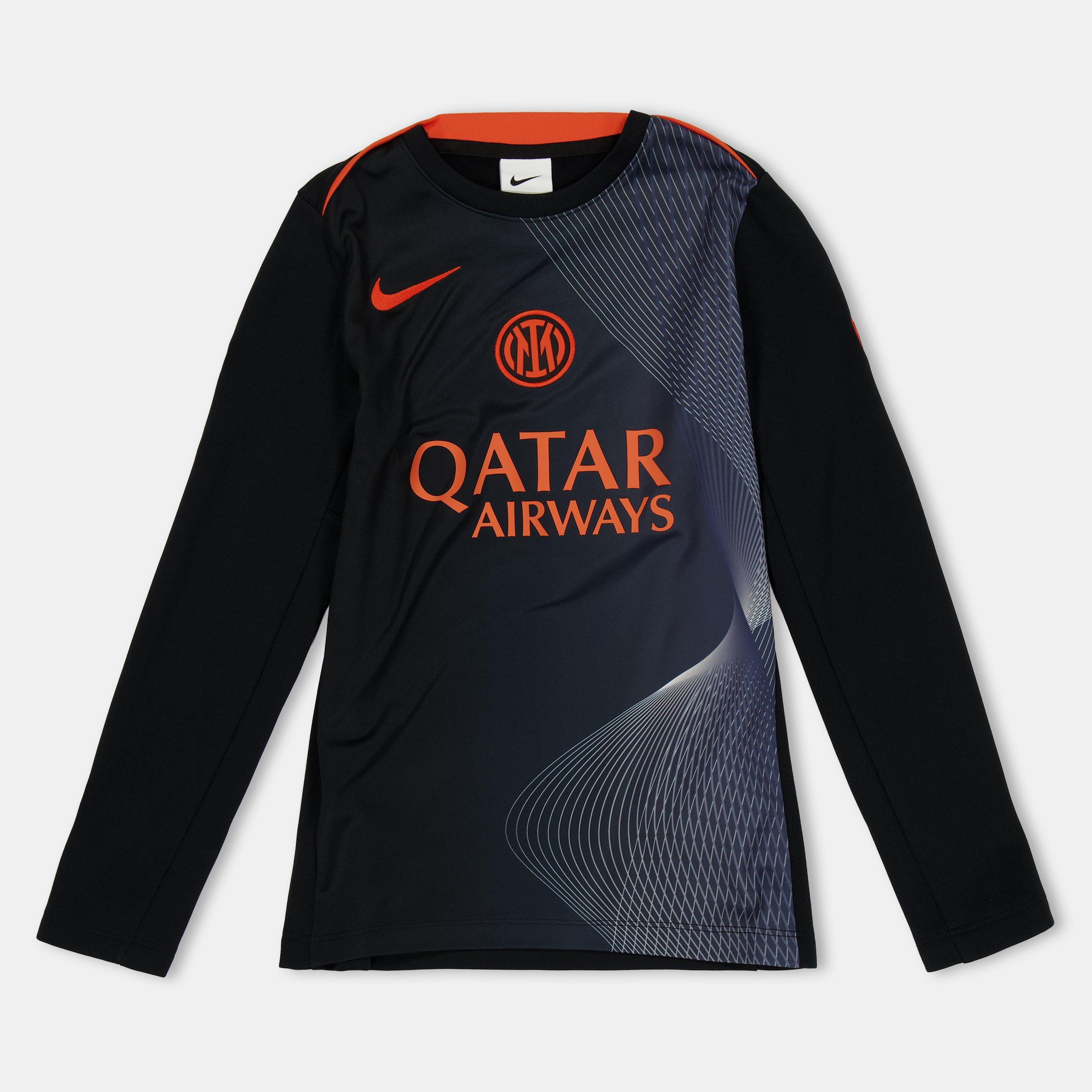 Nike Boys Inter Milan Third Pre Match Shirt 25/26 Juniors - Black/Blue - 13 (XL)