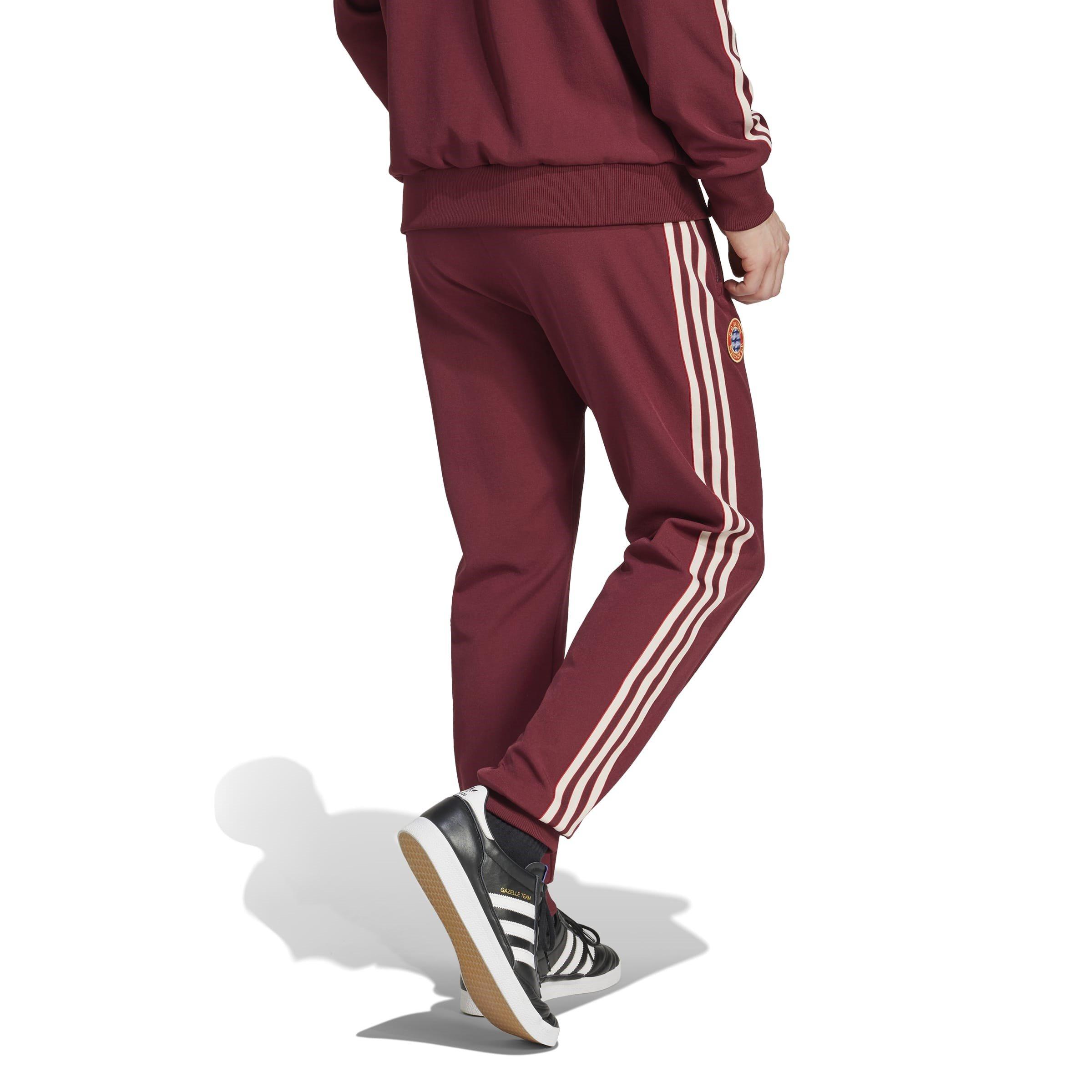 Shadow Red - adidas - FC Bayern Terrace Icons Tracksuit Bottoms Adults - 3