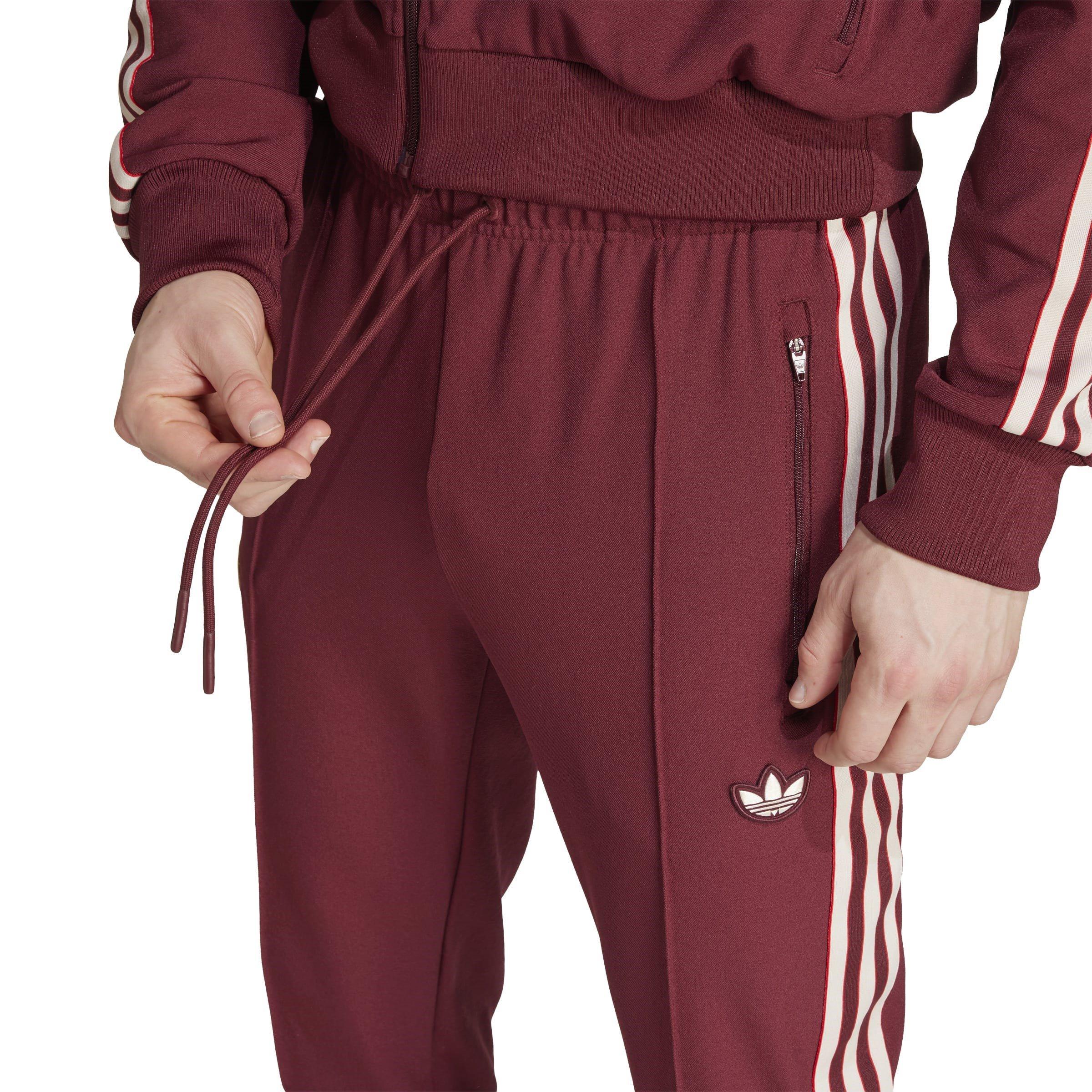 Shadow Red - adidas - FC Bayern Terrace Icons Tracksuit Bottoms Adults - 6