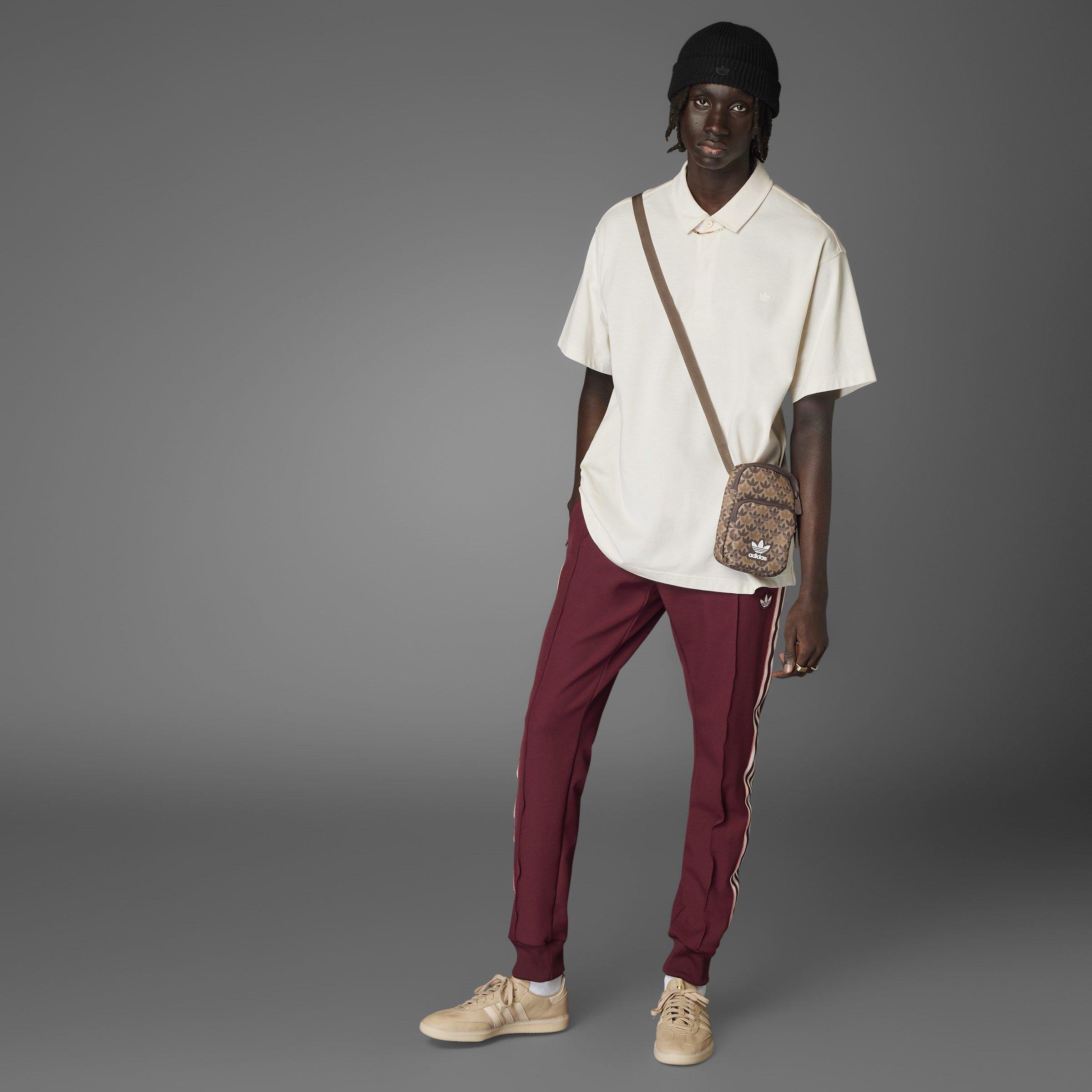 Shadow Red - adidas - FC Bayern Terrace Icons Tracksuit Bottoms Adults - 10