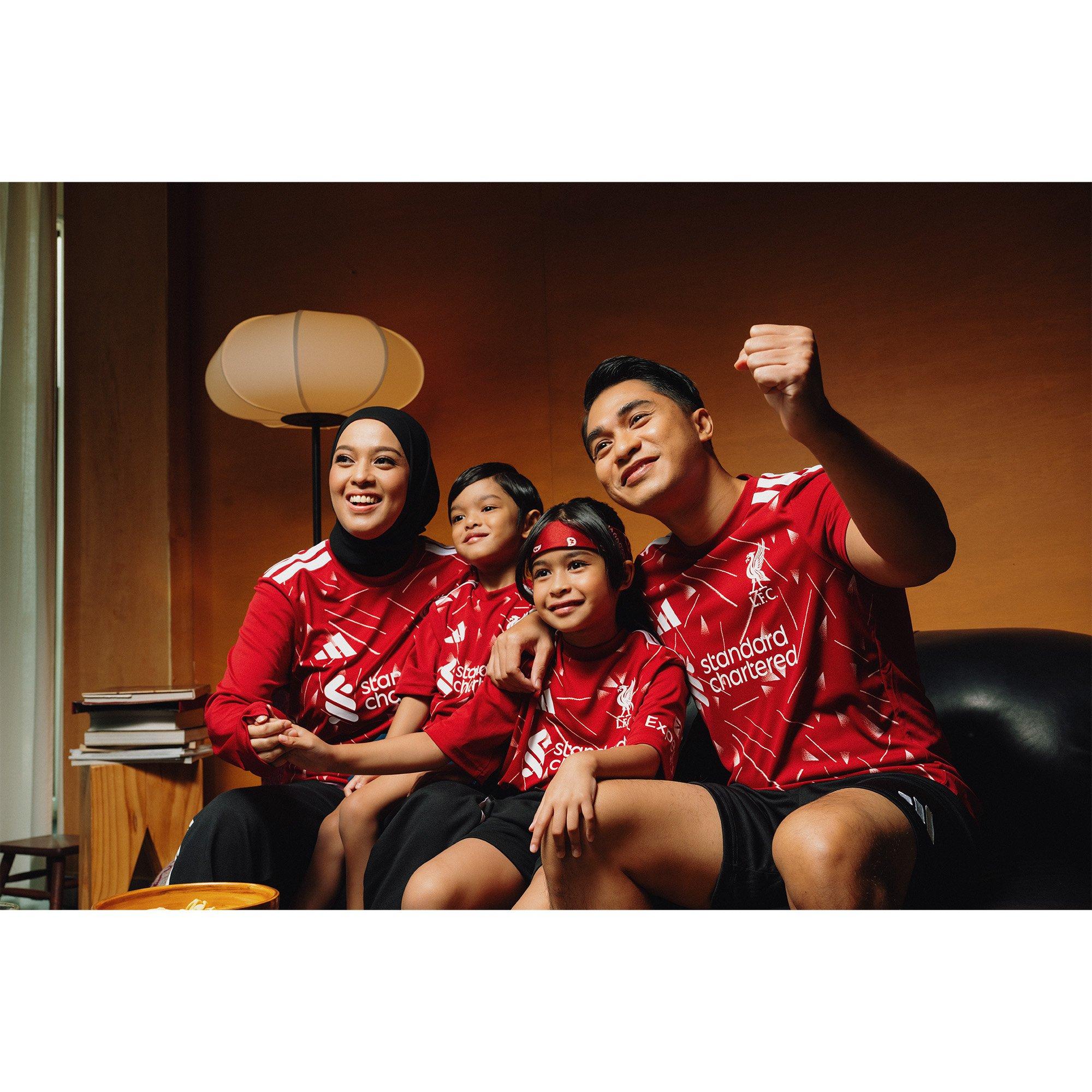 Maroon - adidas - Liverpool 26/27 Fan Jersey Kids - 4