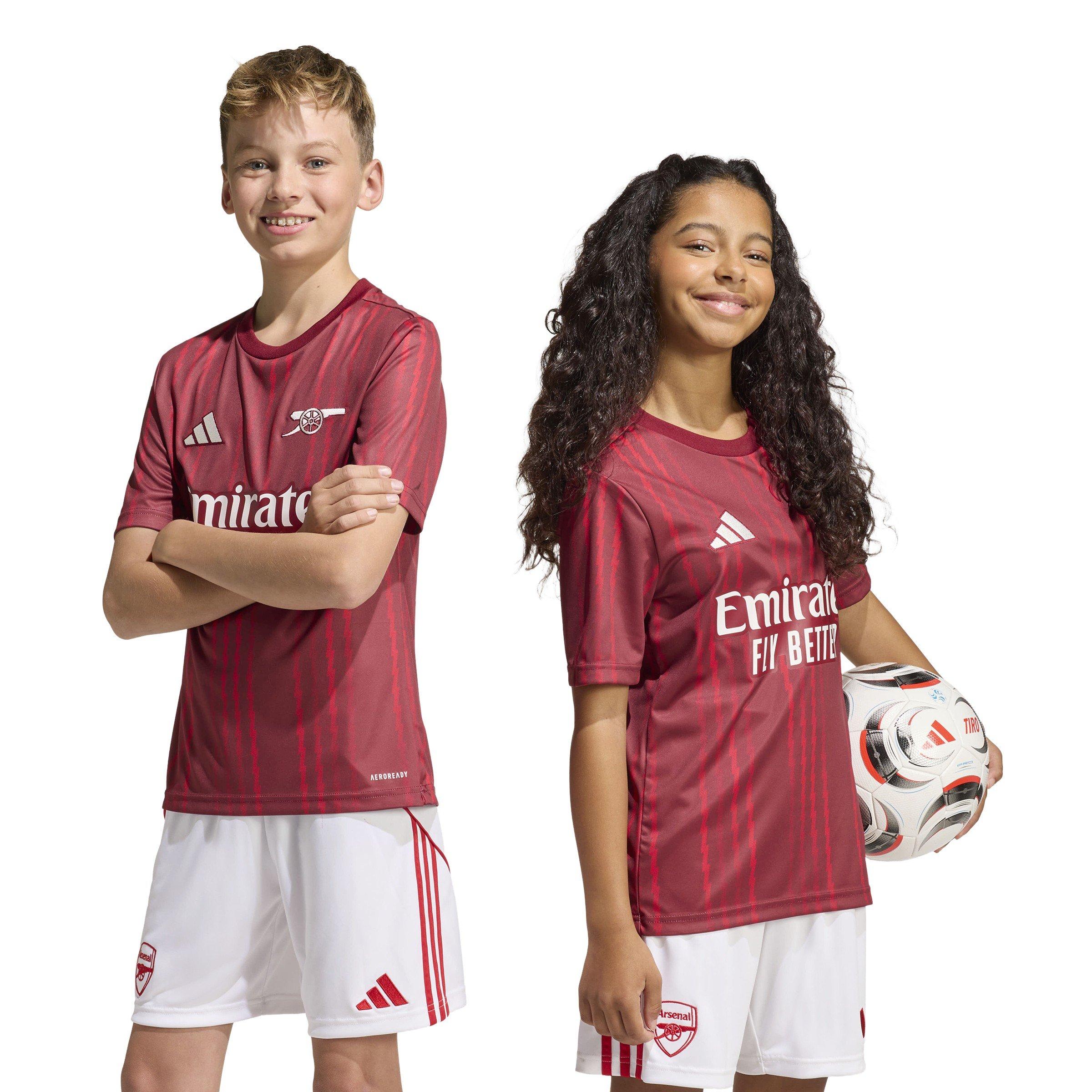 Red/Orange - adidas - Unisex Kids' Arsenal Short Sleeve T-Shirt - 3