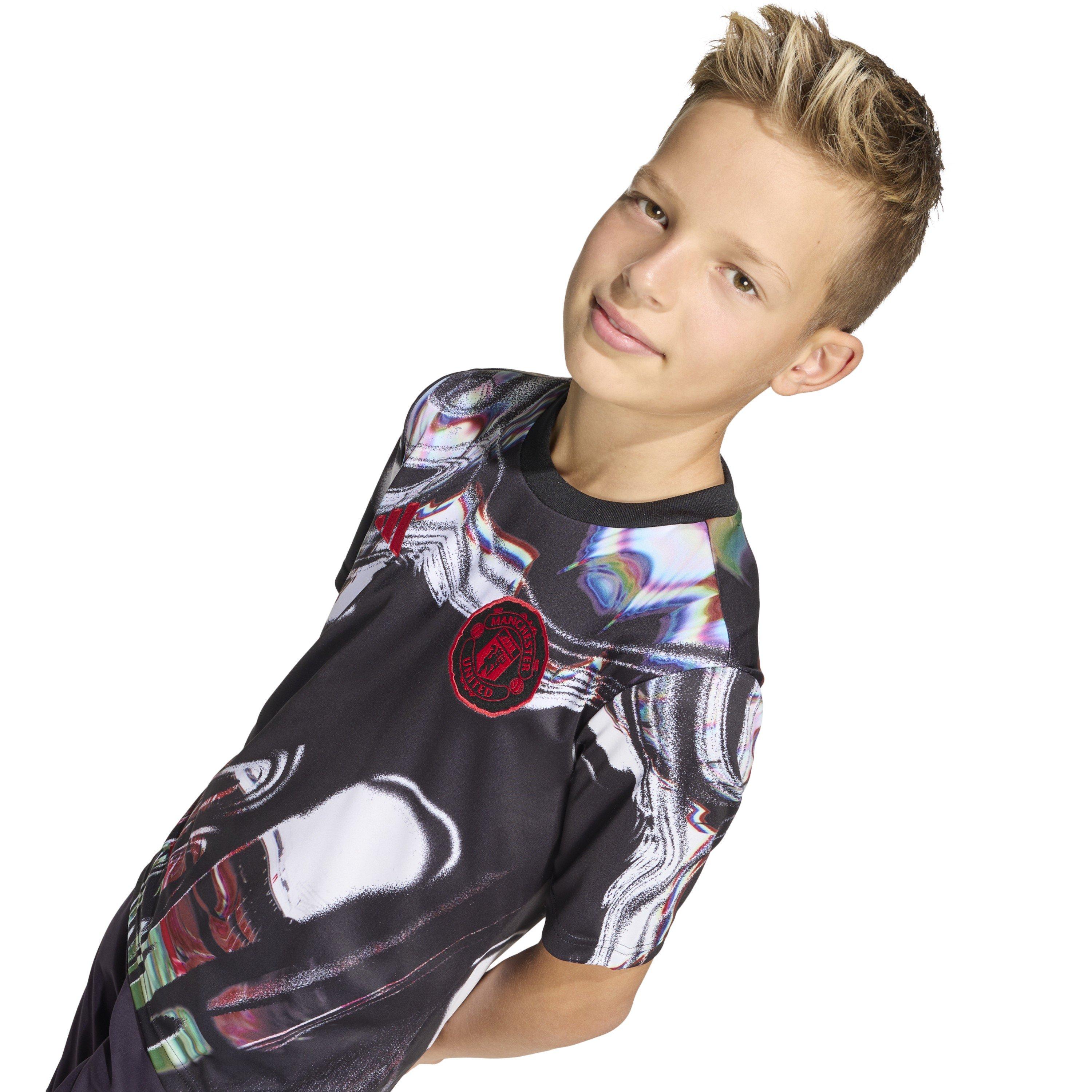 Black/White - adidas - adidas Manchester United Pre-Match Shirt 25/26 - 5