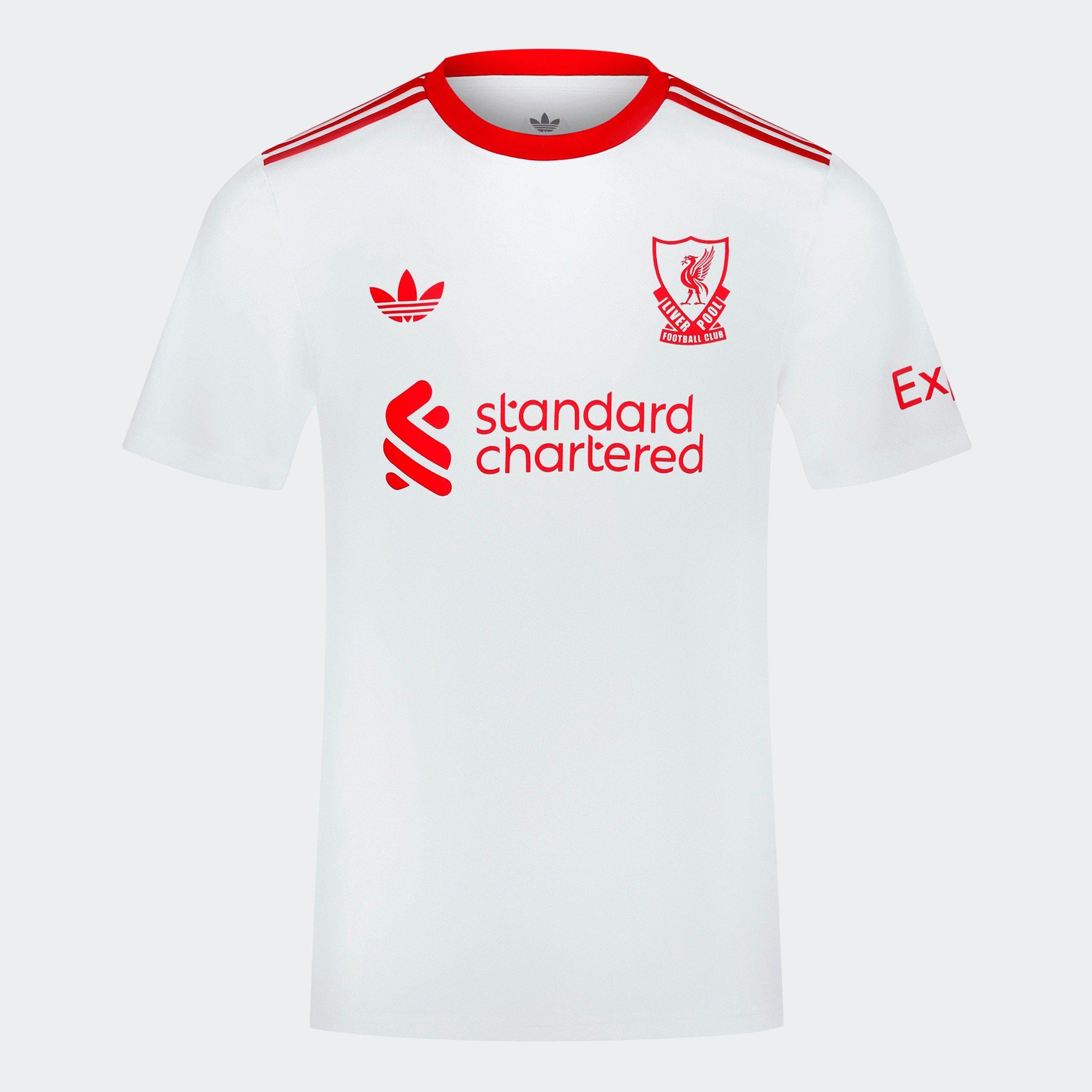White - adidas - Liverpool 26/27 Away Fan Jersey Kids - 1