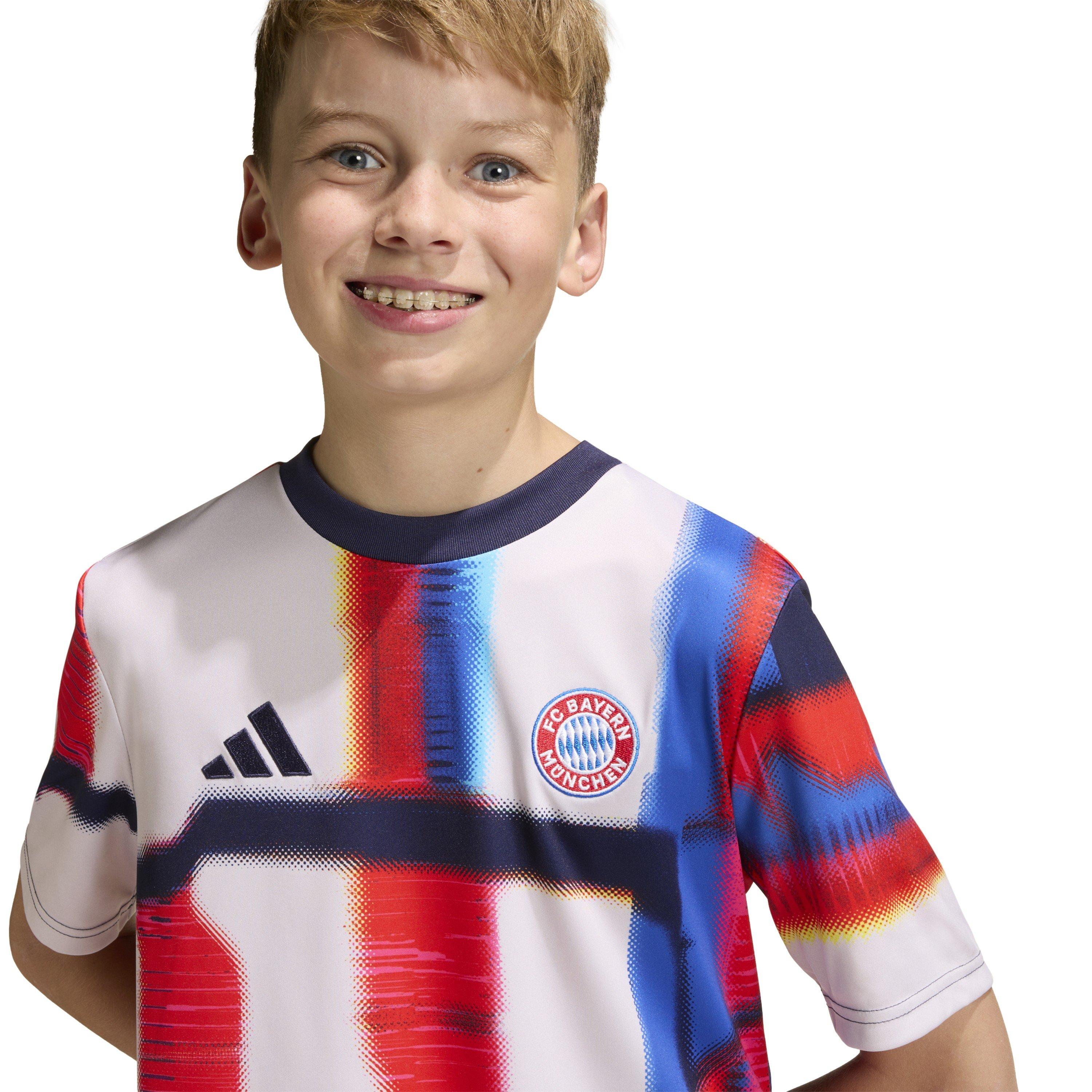 Navy Blue/White - adidas - adidas Bayern Munich Pre-Match Shirt - 8