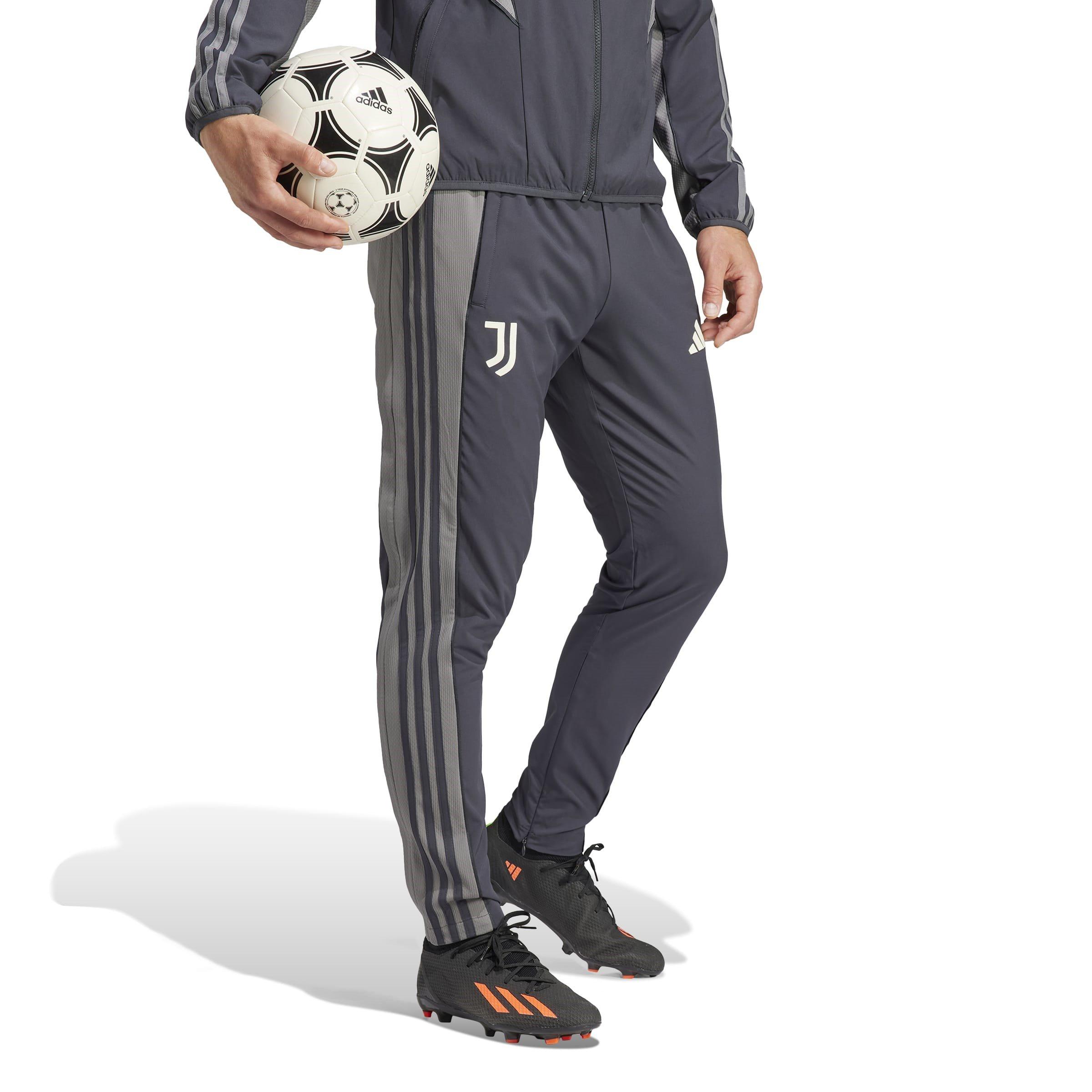 Carbon/Grey Fiv - adidas - Juventus Anthem Tracksuit Bottoms Adults - 4