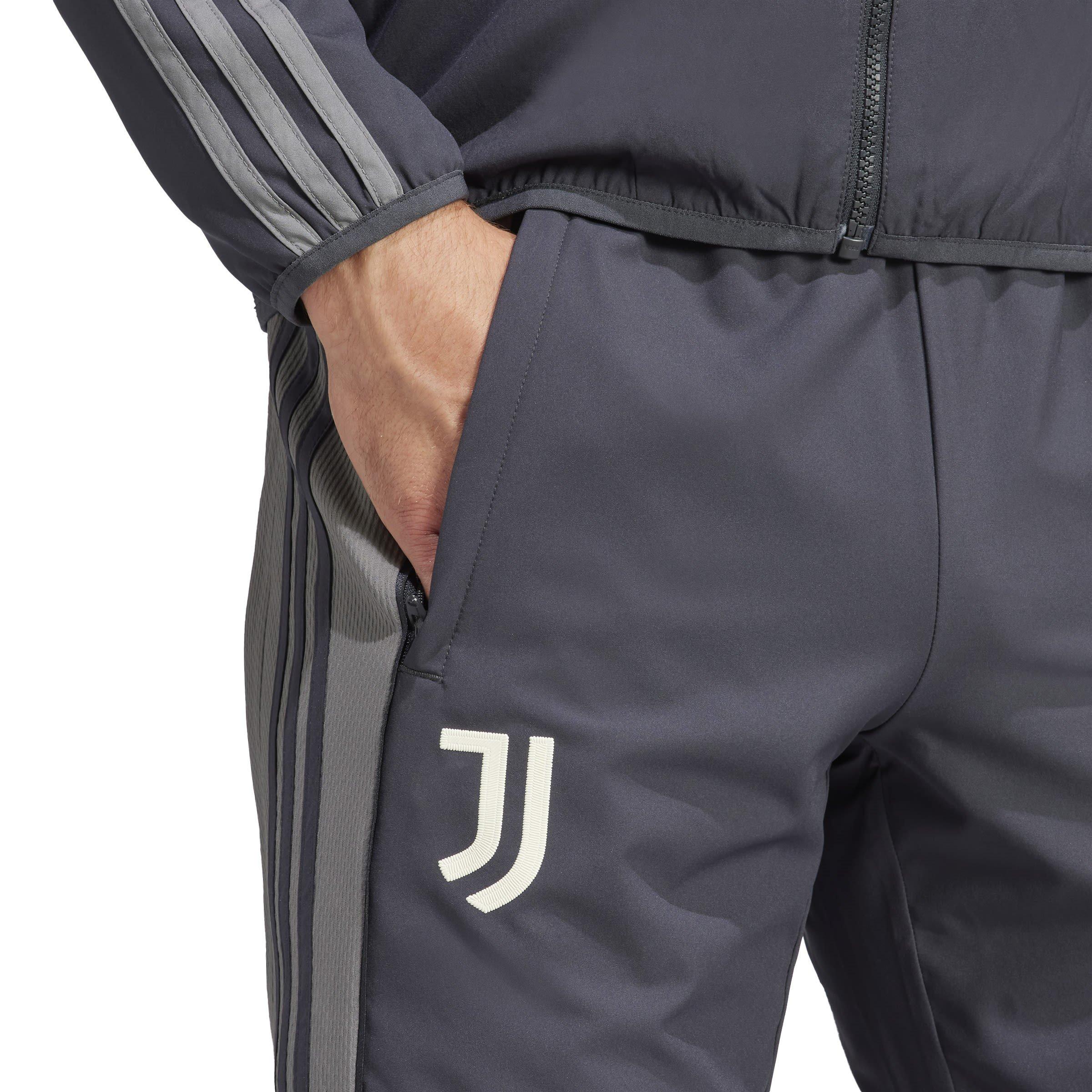 Carbon/Grey Fiv - adidas - Juventus Anthem Tracksuit Bottoms Adults - 6