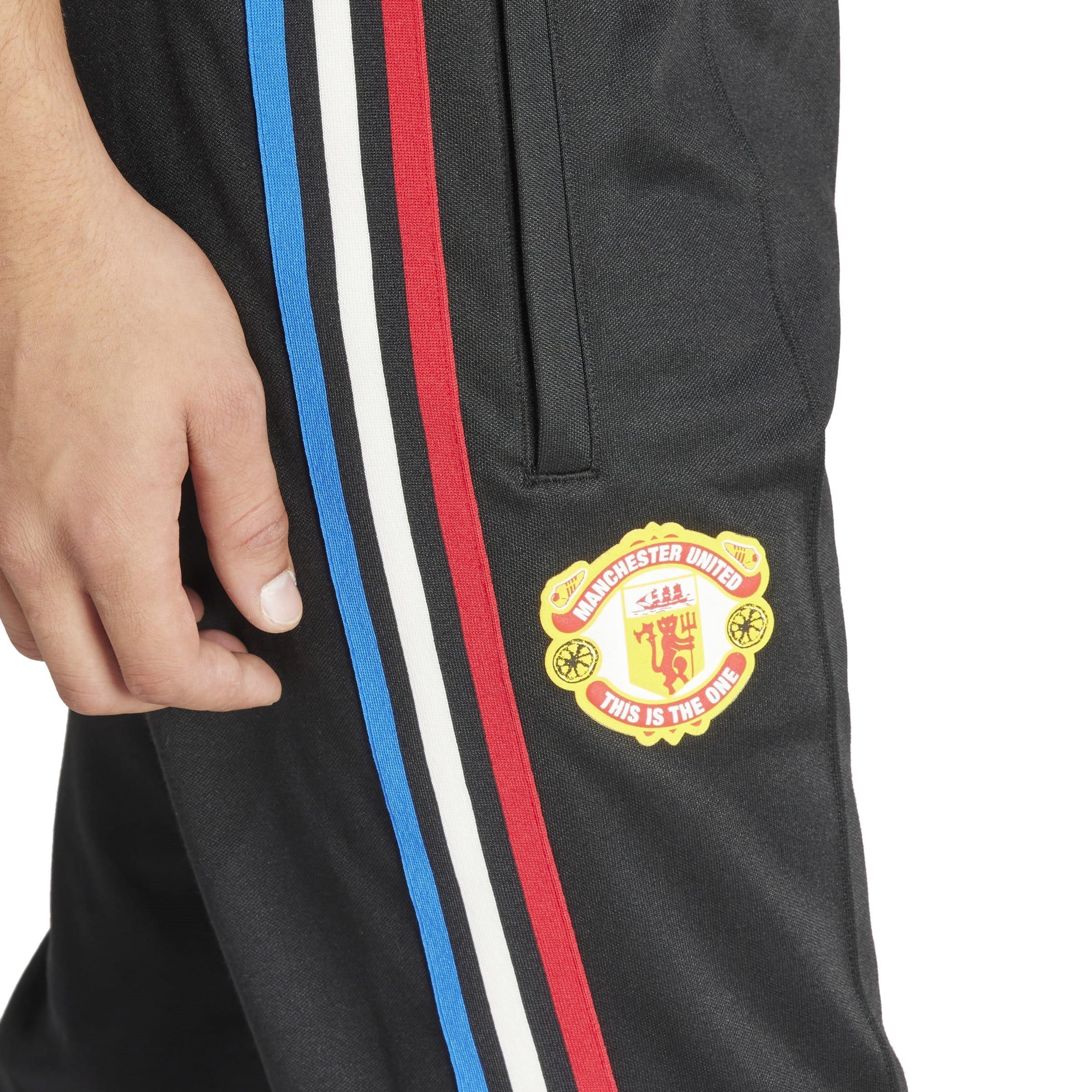 Preto - adidas - Manchester United Stone Roses Original Tracksuit Bottom Mens - 5