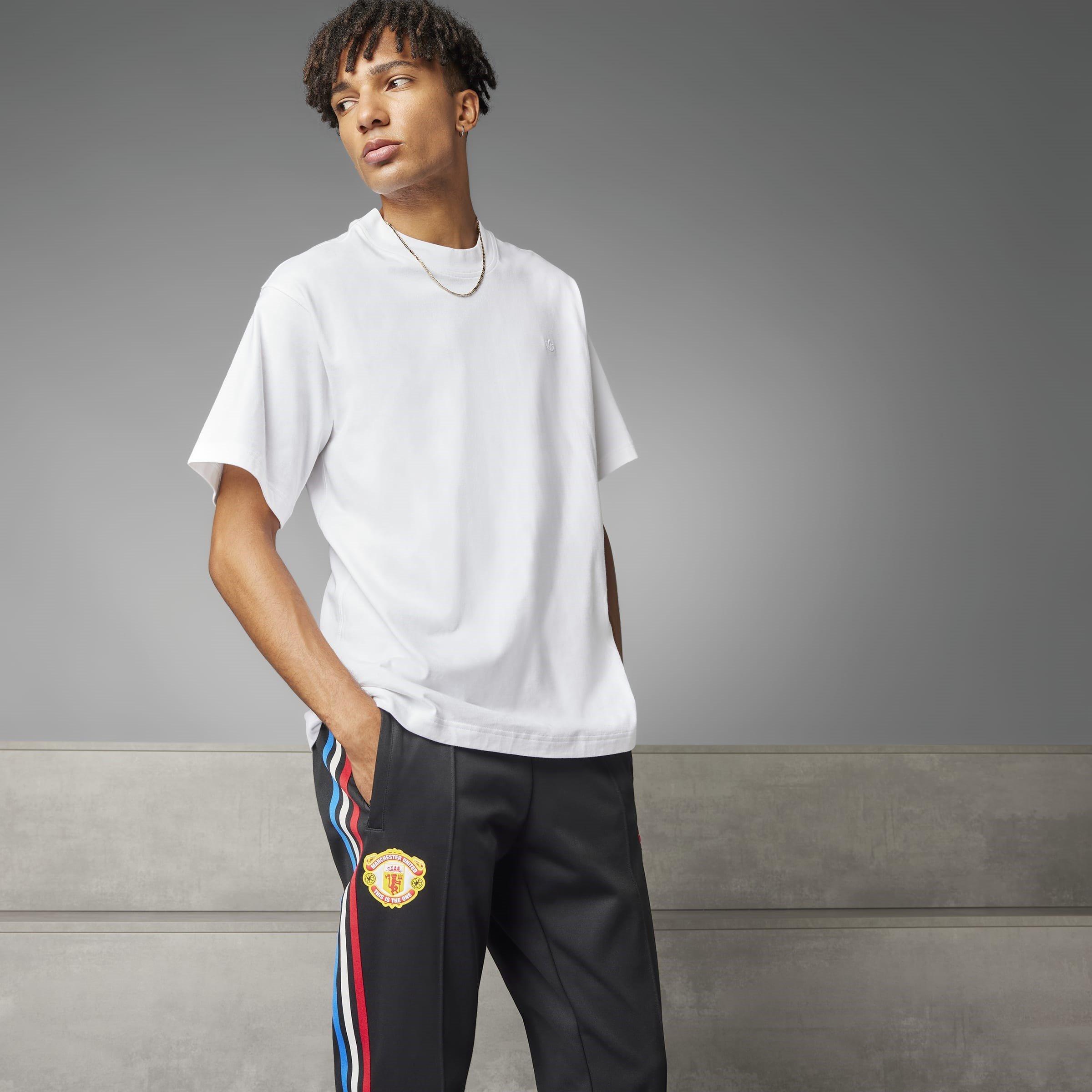 Preto - adidas - Manchester United Stone Roses Original Tracksuit Bottom Mens - 9