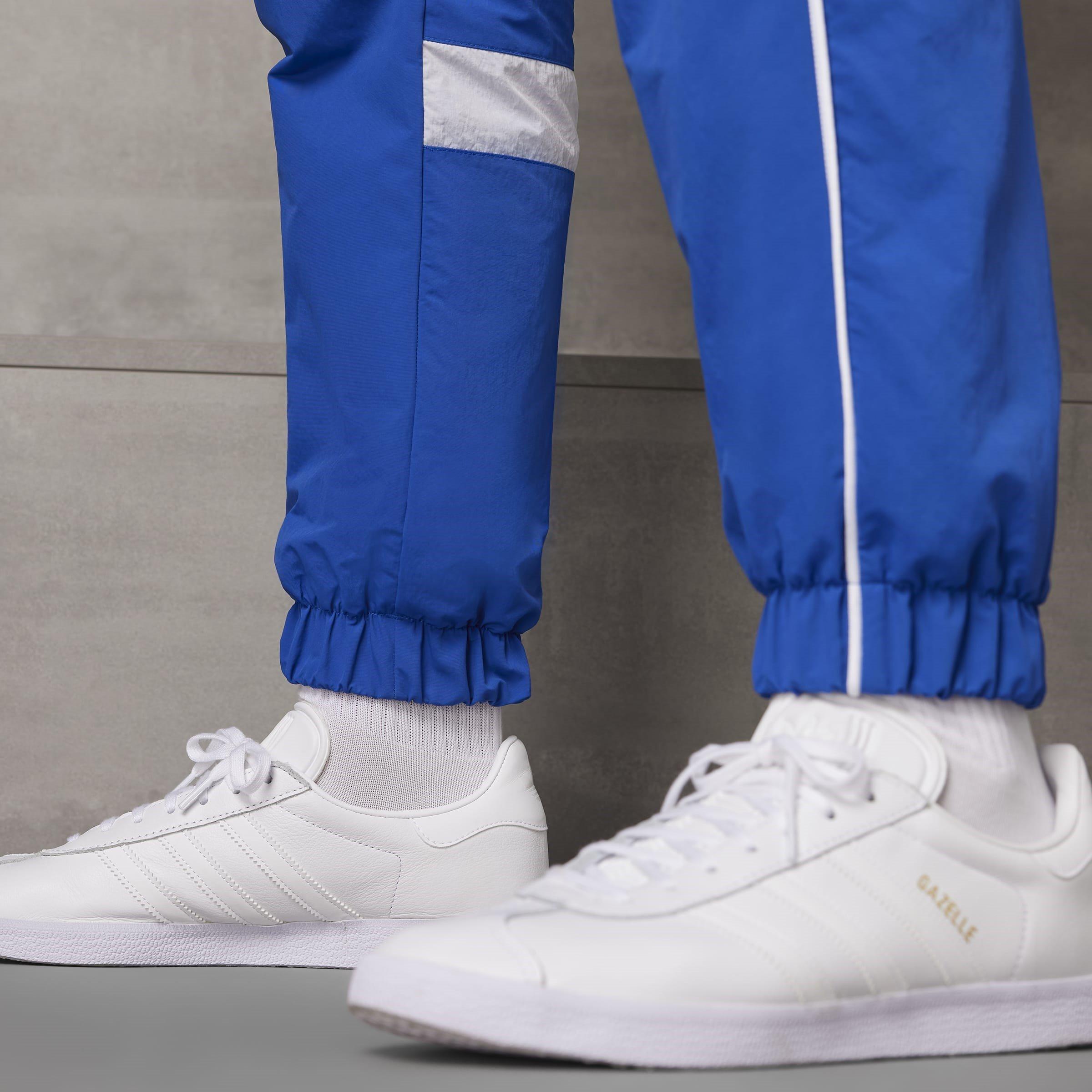 Collegiate Roya - adidas - Olympique Lyonnais Originals 95/96 Tracksuit Bottoms Adults - 14